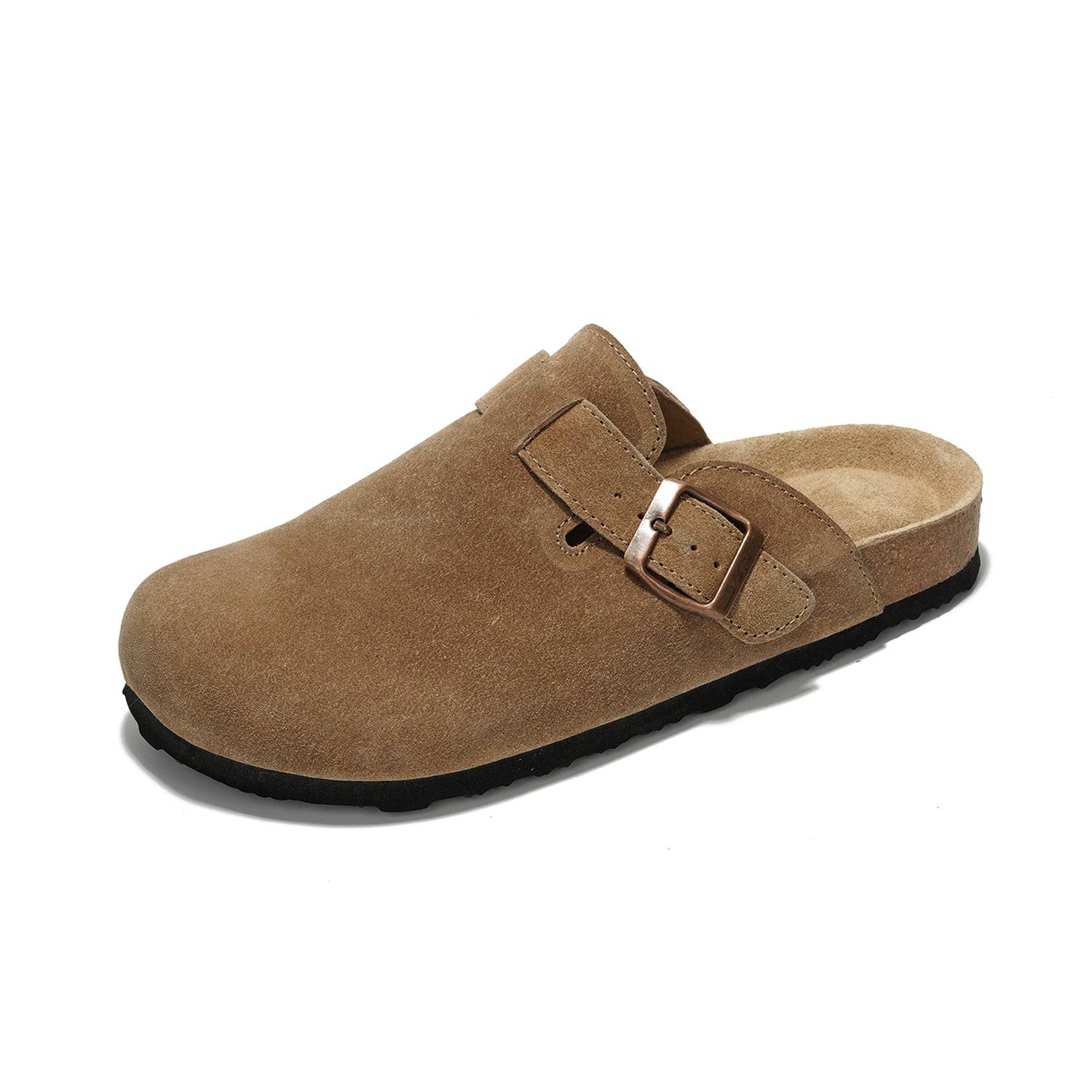 Project Cloud Women's | Genuine Suede Footbed Clogs | ProjectPlush | Lightweight | Non-Slip - Benton - Image 49