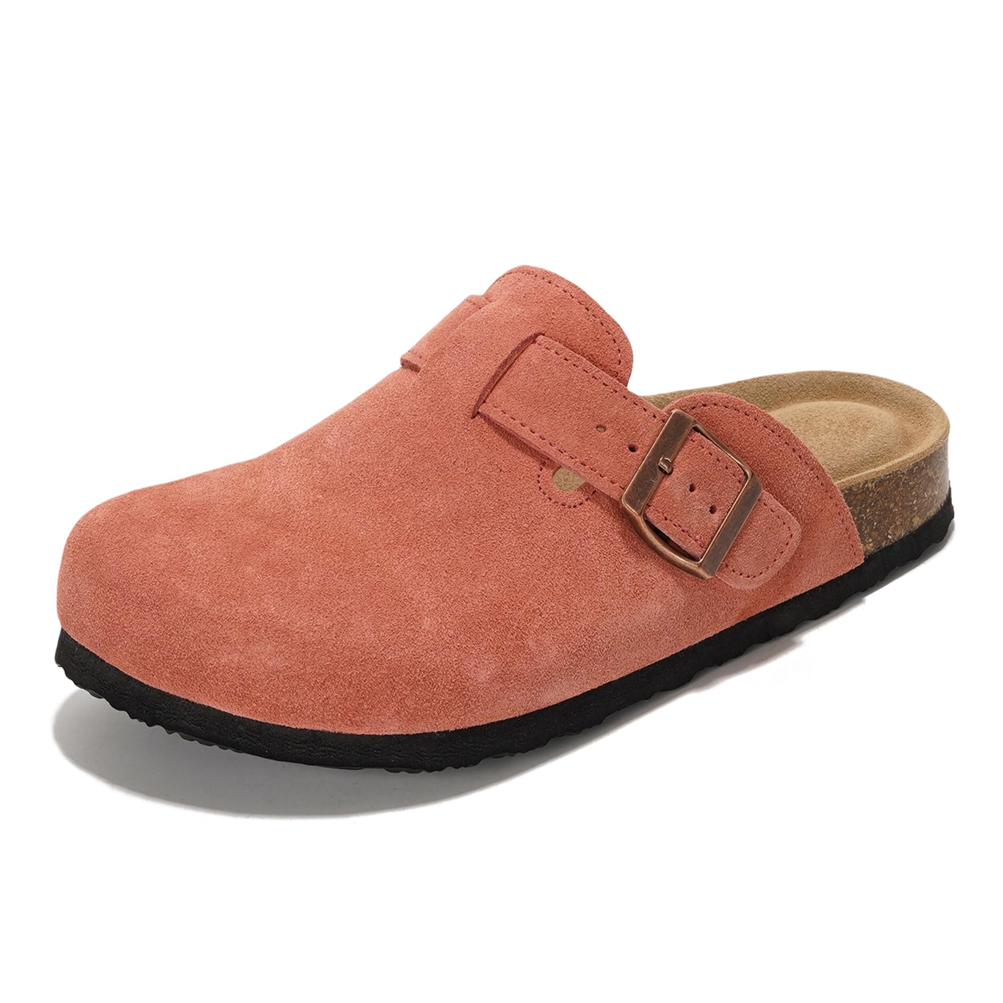 Project Cloud Women's | Genuine Suede Footbed Clogs | ProjectPlush | Lightweight | Non-Slip - Benton - Image 61