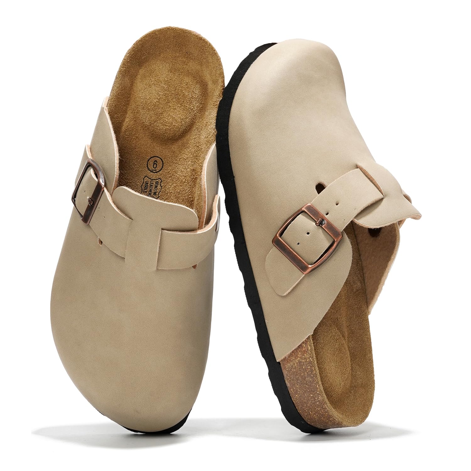 Project Cloud Women's | Genuine Suede Footbed Clogs | ProjectPlush | Lightweight | Non-Slip - Benton - Image 66