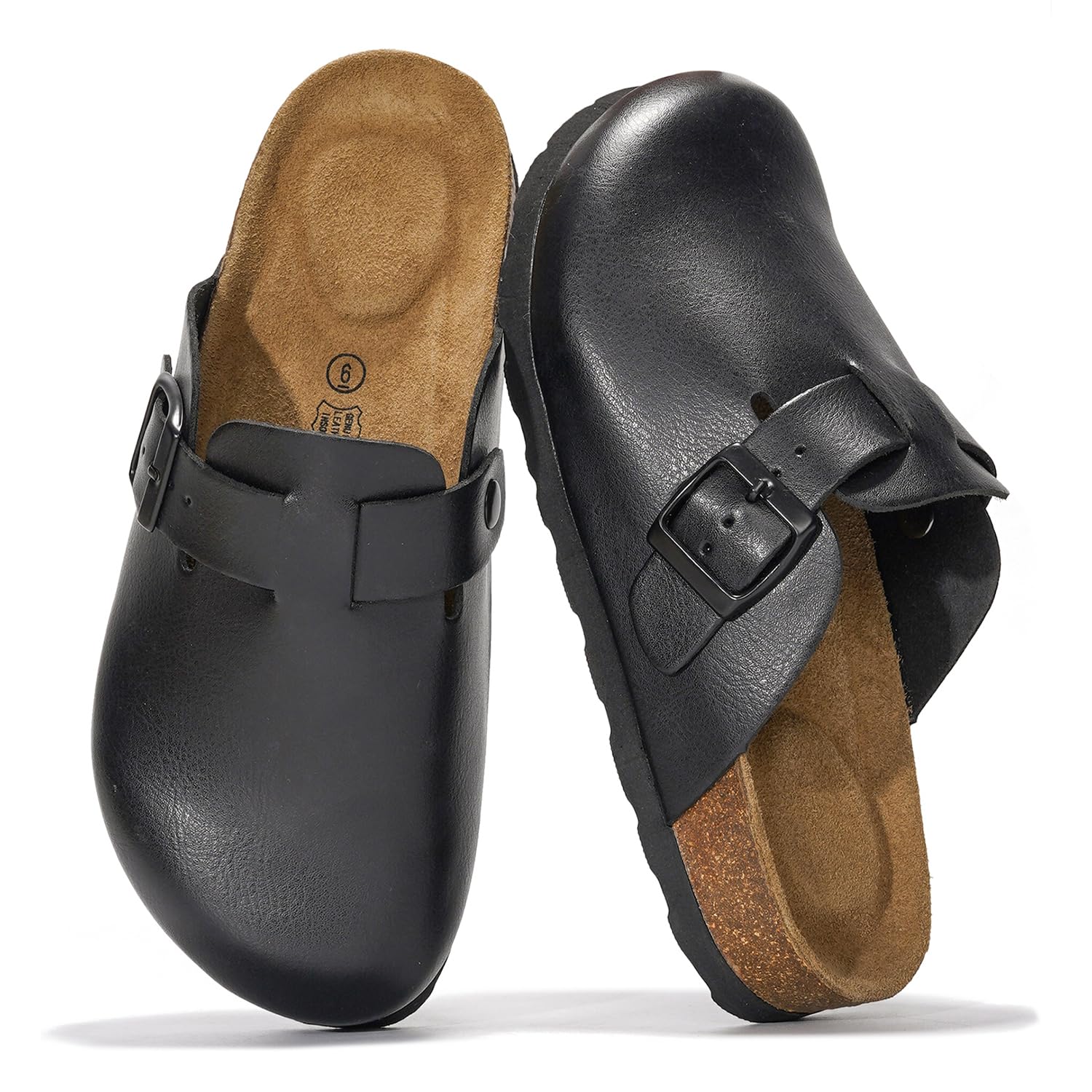 Project Cloud Women's | Genuine Suede Footbed Clogs | ProjectPlush | Lightweight | Non-Slip - Benton - Image 76