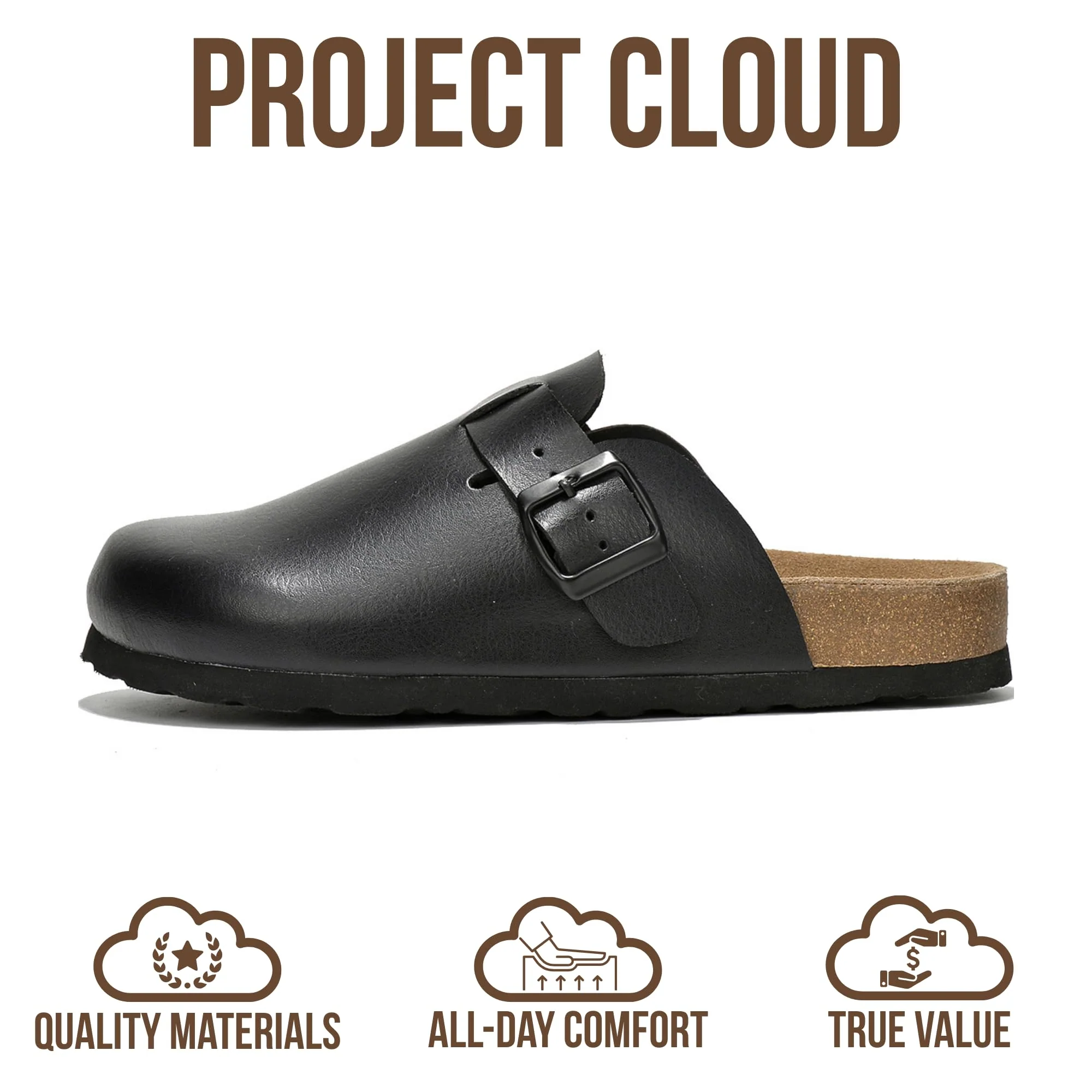Project Cloud Women's | Genuine Suede Footbed Clogs | ProjectPlush | Lightweight | Non-Slip - Benton - Image 79