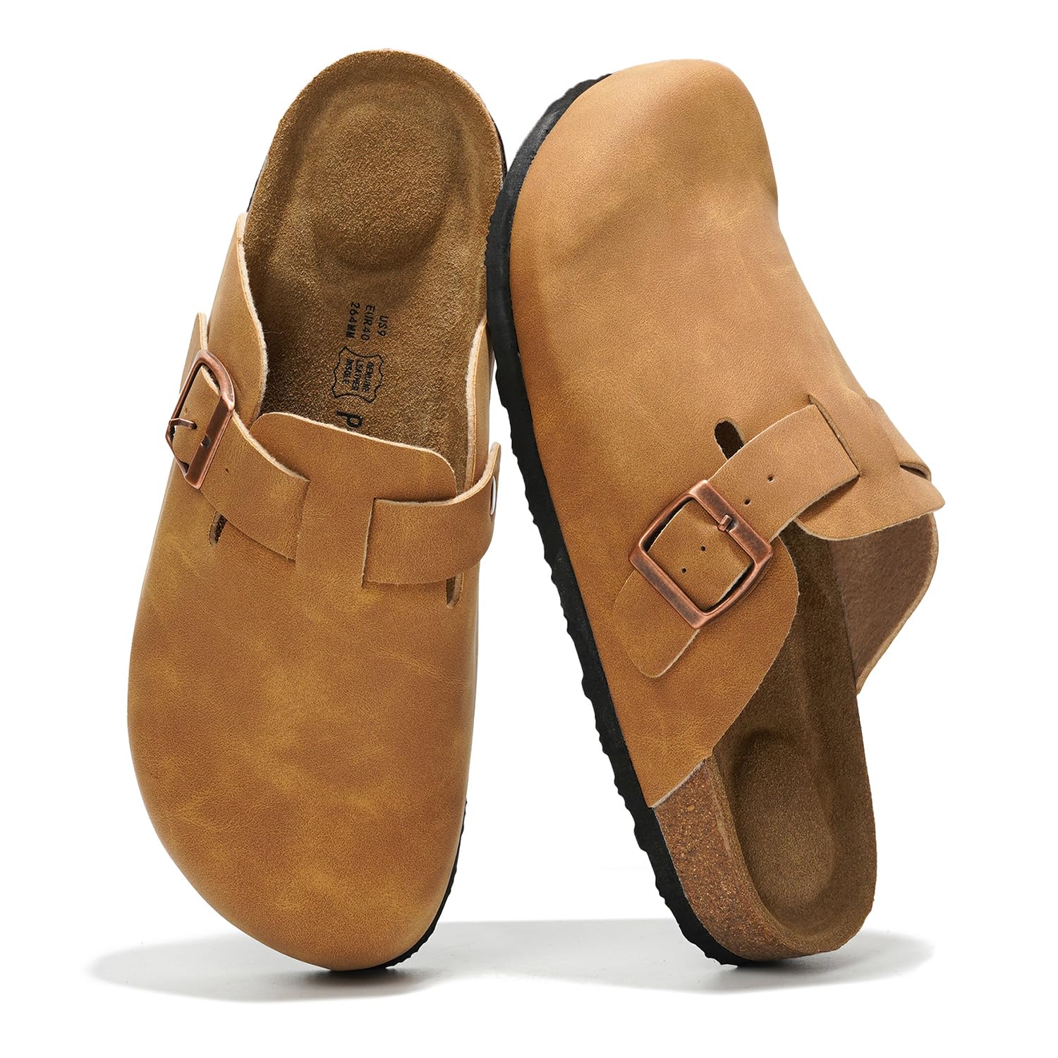 Project Cloud Women's | Genuine Suede Footbed Clogs | ProjectPlush | Lightweight | Non-Slip - Benton - Image 81