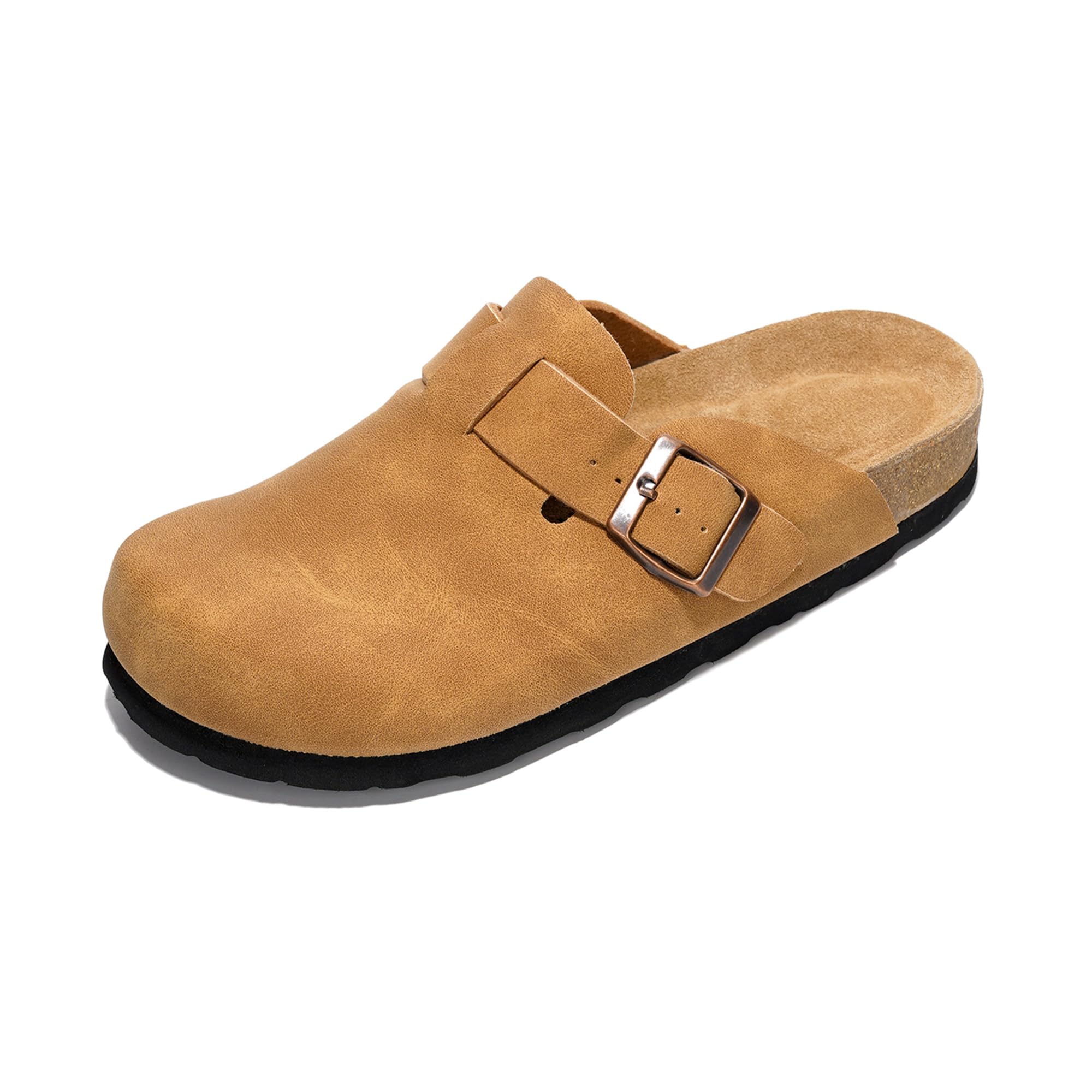 Project Cloud Women's | Genuine Suede Footbed Clogs | ProjectPlush | Lightweight | Non-Slip - Benton - Image 82