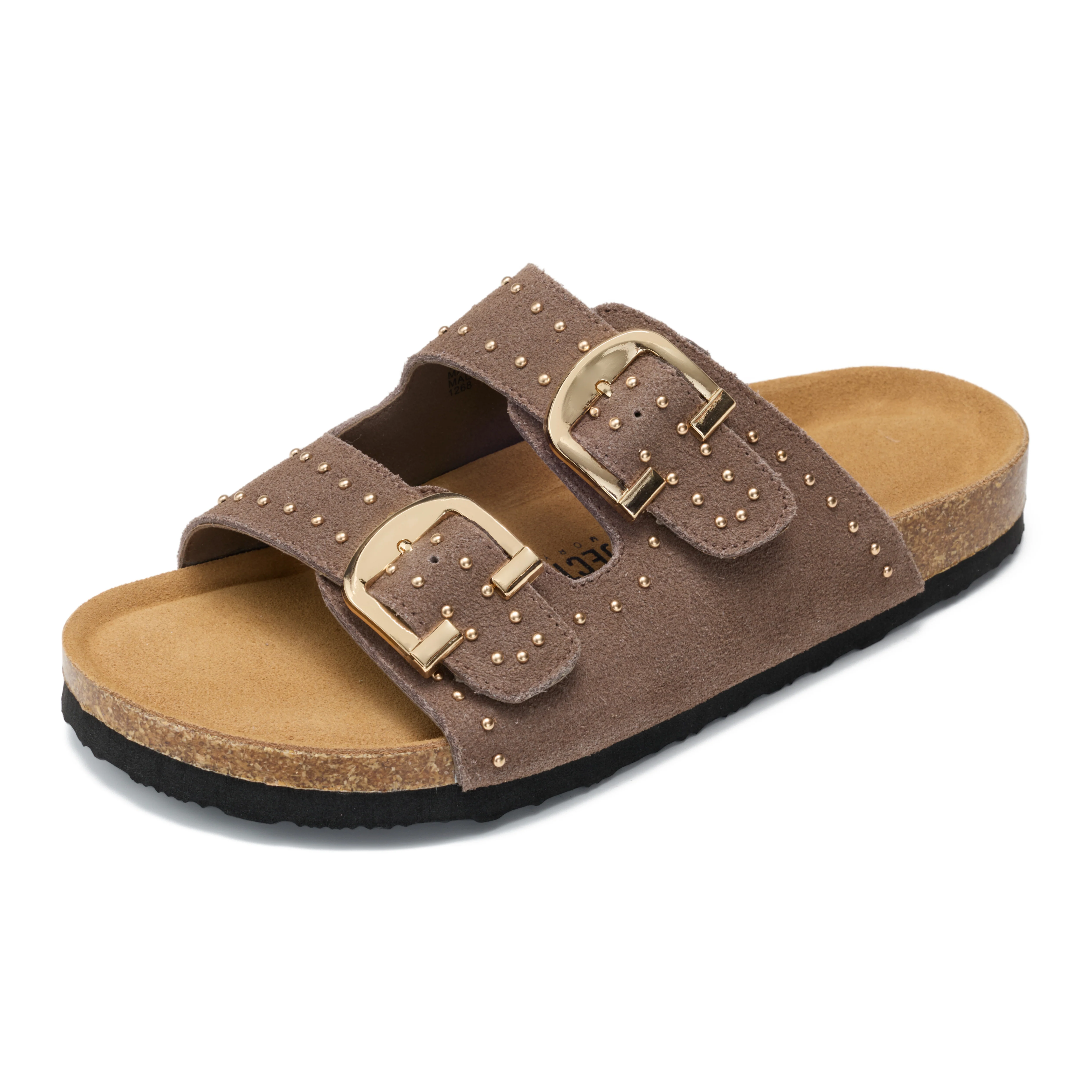 Project Cloud Women's | 100% Genuine Leather Womens Sandals | Memory Foam | Lightweight | Non-Slip - Venita Stud - Image 12