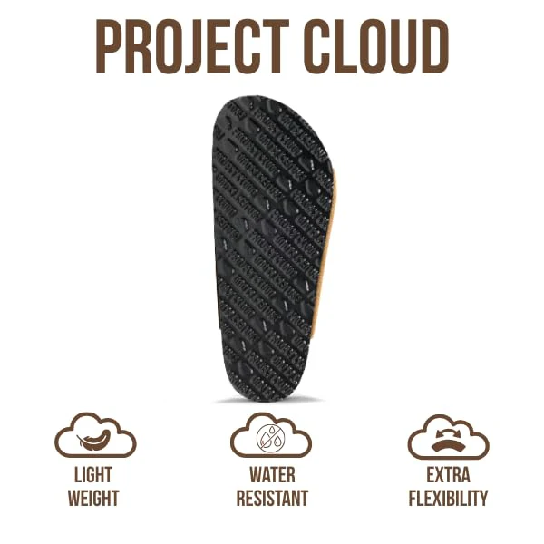 Project Cloud Women's | 100% Genuine Leather Womens Sandals | Memory Foam | Lightweight | Non-Slip - Venita Stud - Image 5