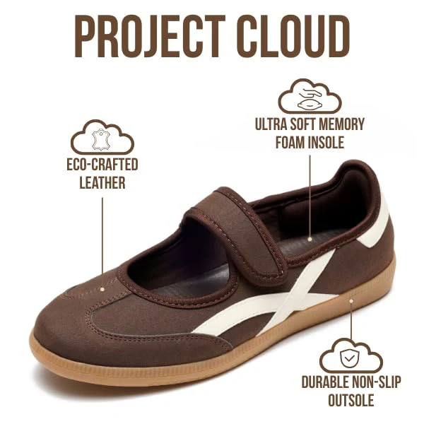 Project Cloud Women's | Fashionable Shoes for Women | Memory Foam | Lightweight | Non-Slip - Spring - Image 23