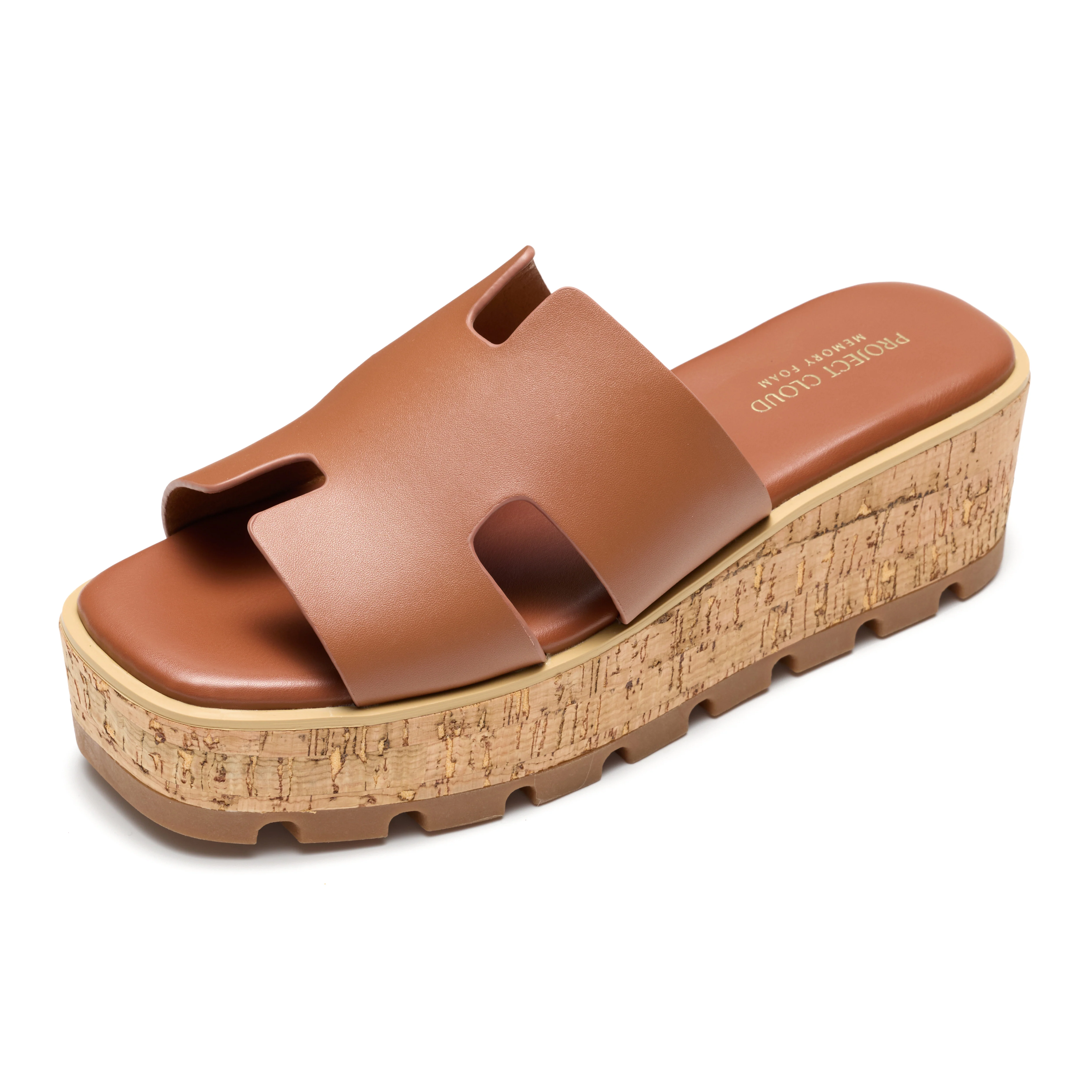 Project Cloud Women's | Genuine Leather Wedge Sandals | Memory Foam | Lightweight | Non-Slip - Mila - Image 23