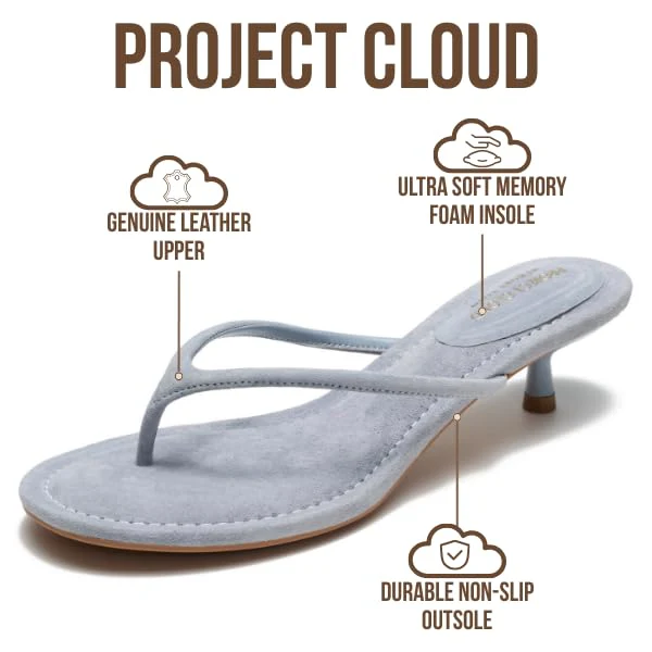 Project Cloud Women's | Genuine Leather Sandals Women Footwear | Memory Foam | Lightweight | Non-Slip - Mango - Image 15