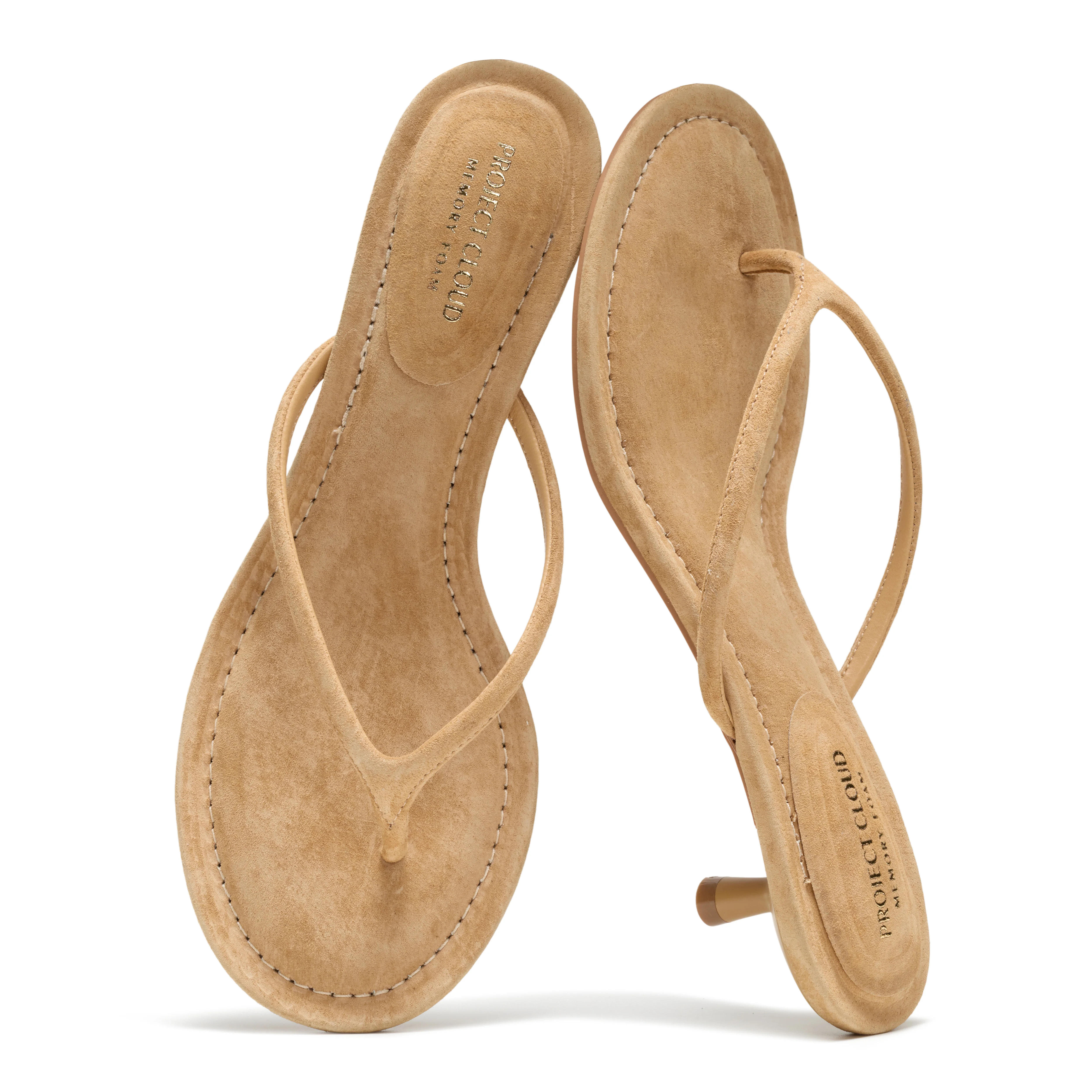 Project Cloud Women's | Genuine Leather Sandals Women Footwear | Memory Foam | Lightweight | Non-Slip - Mango - Image 23
