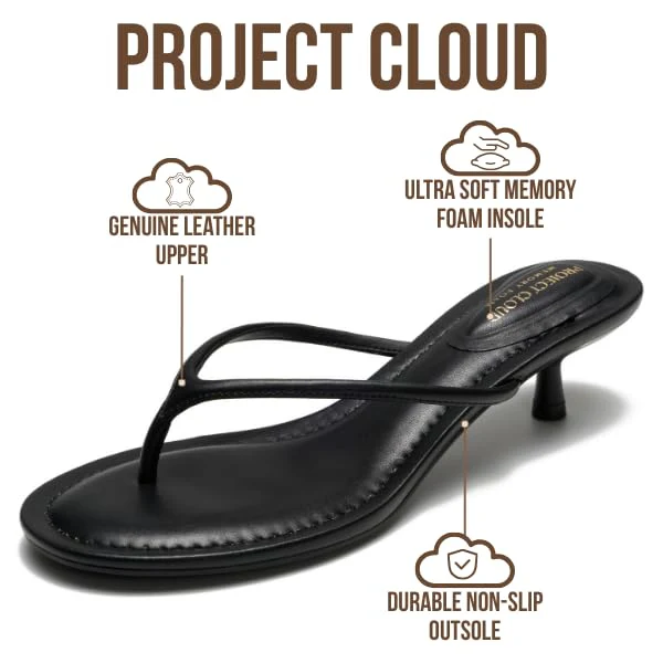 Project Cloud Women's | Genuine Leather Sandals Women Footwear | Memory Foam | Lightweight | Non-Slip - Mango - Image 27