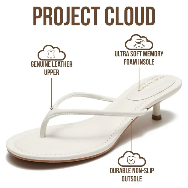 Project Cloud Women's | Genuine Leather Sandals Women Footwear | Memory Foam | Lightweight | Non-Slip - Mango - Image 9