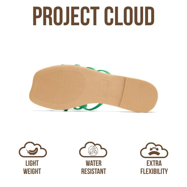 Project Cloud Women's | 100% Eco Leather Womens Sandals | Memory Foam | Lightweight | Non-Slip - Lisa - Image 10