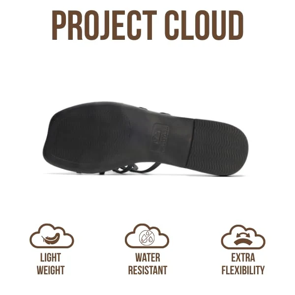 Project Cloud Women's | 100% Eco Leather Womens Sandals | Memory Foam | Lightweight | Non-Slip - Lisa - Image 20