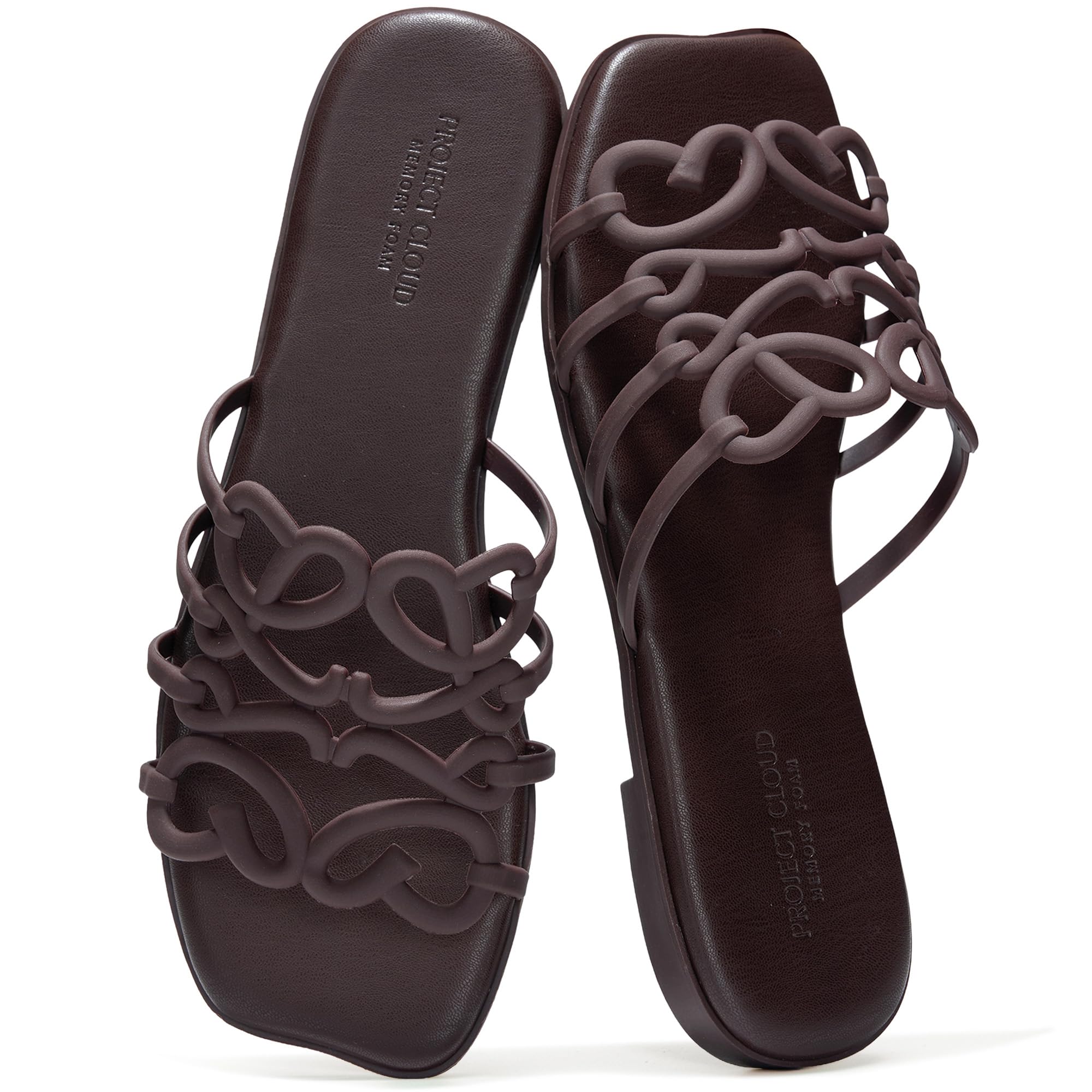 Project Cloud Women's | 100% Eco Leather Womens Sandals | Memory Foam | Lightweight | Non-Slip - Lisa - Image 21