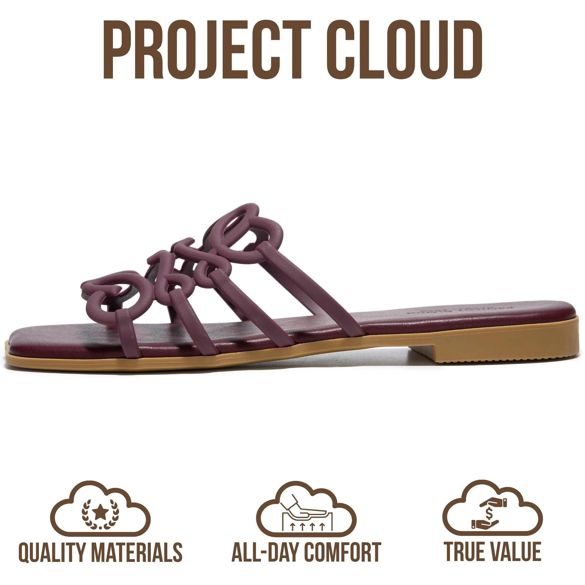 Project Cloud Women's | 100% Eco Leather Womens Sandals | Memory Foam | Lightweight | Non-Slip - Lisa - Image 29