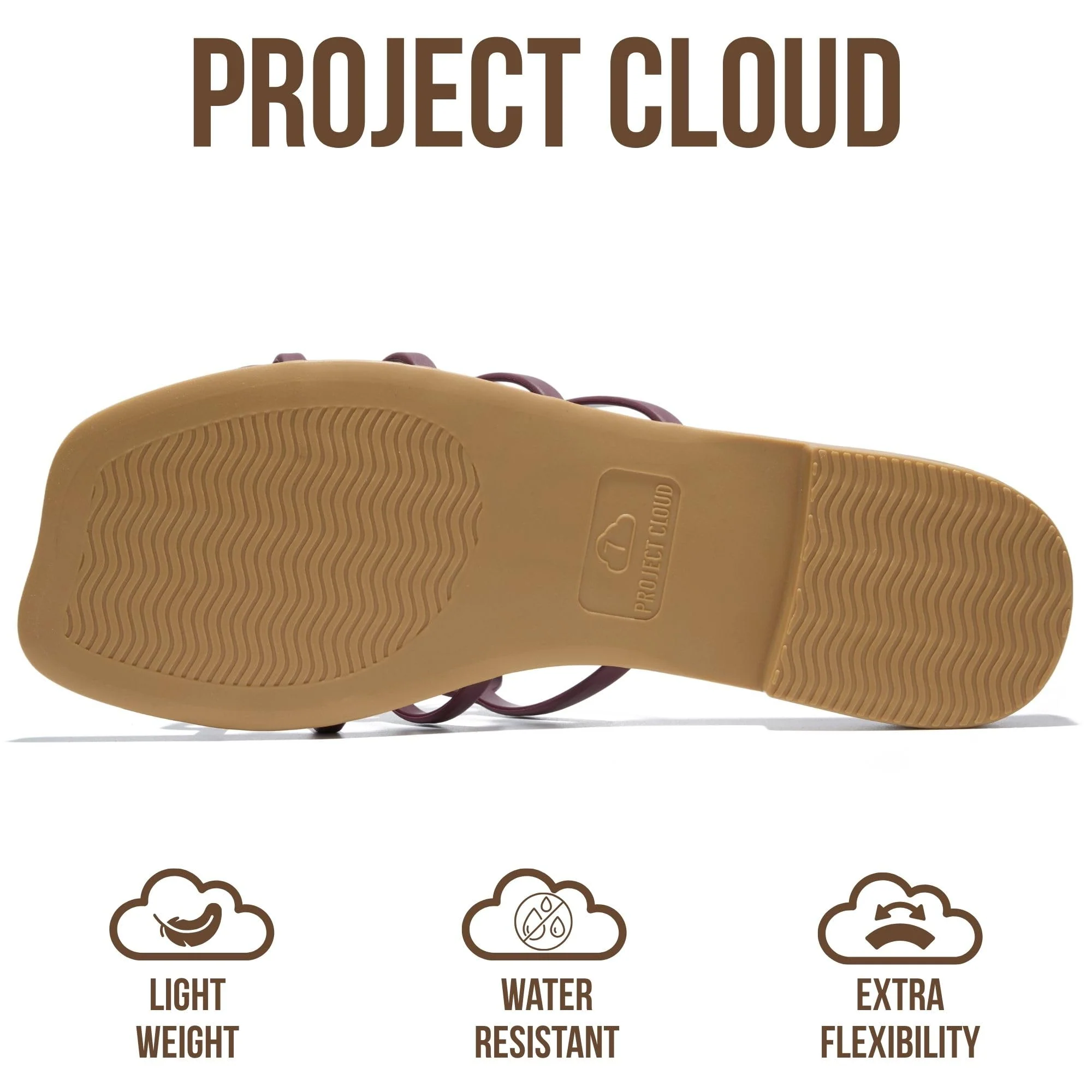 Project Cloud Women's | 100% Eco Leather Womens Sandals | Memory Foam | Lightweight | Non-Slip - Lisa - Image 30