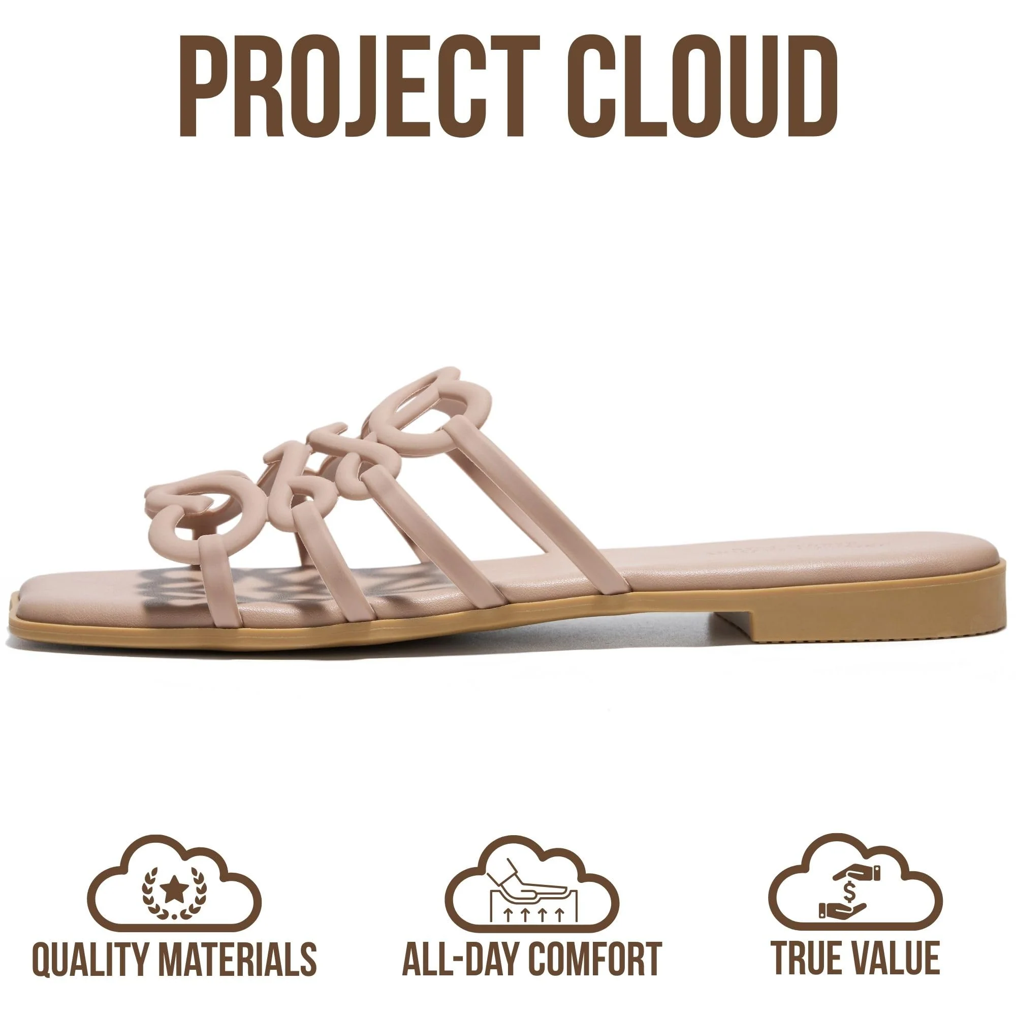 Project Cloud Women's | 100% Eco Leather Womens Sandals | Memory Foam | Lightweight | Non-Slip - Lisa - Image 34