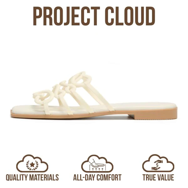 Project Cloud Women's | 100% Eco Leather Womens Sandals | Memory Foam | Lightweight | Non-Slip - Lisa - Image 4