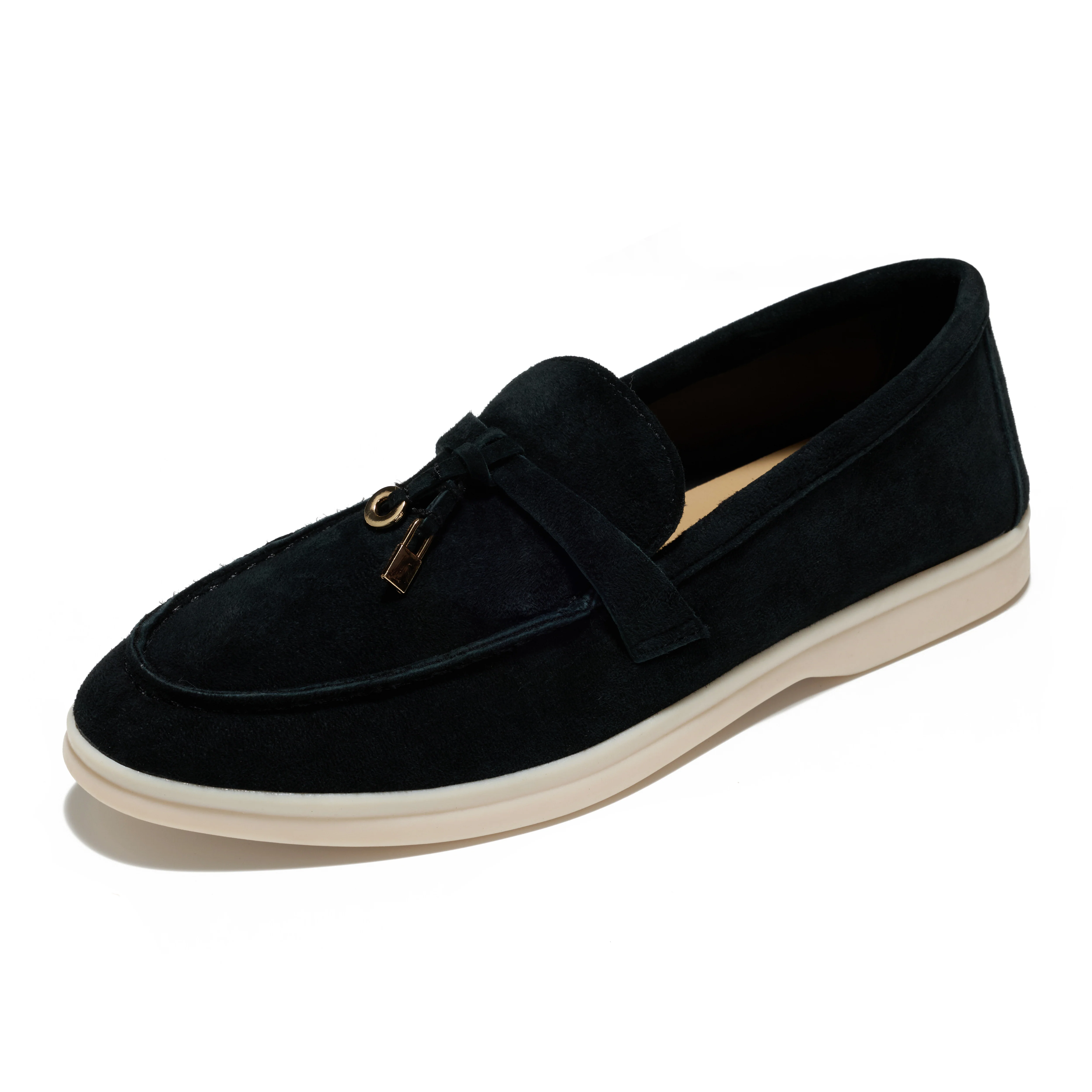 Project Cloud Women's | Moccasins Penny Loafers for Women | Genuine Leather | Memory Foam | Lightweight | Non-Slip - Iris - Image 12