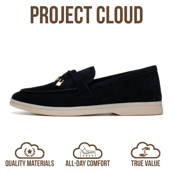 Project Cloud Women's | Moccasins Penny Loafers for Women | Genuine Leather | Memory Foam | Lightweight | Non-Slip - Iris - Image 14