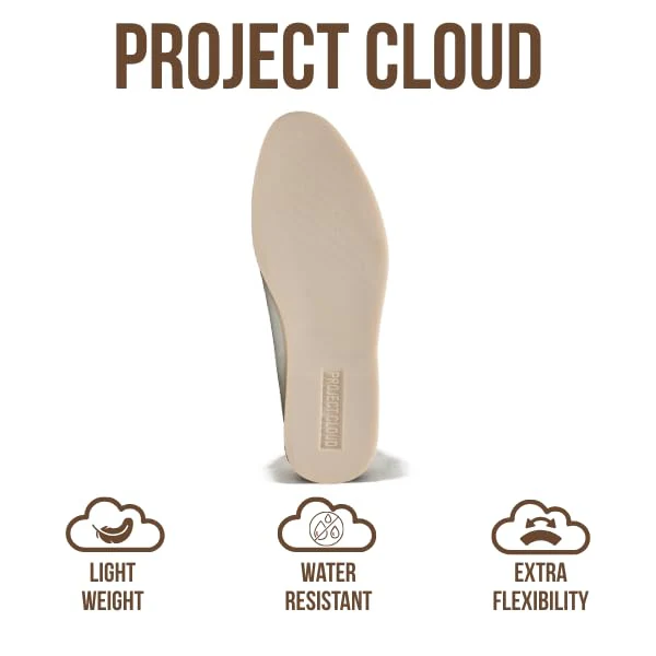 Project Cloud Women's | Moccasins Penny Loafers for Women | Genuine Leather | Memory Foam | Lightweight | Non-Slip - Iris - Image 5