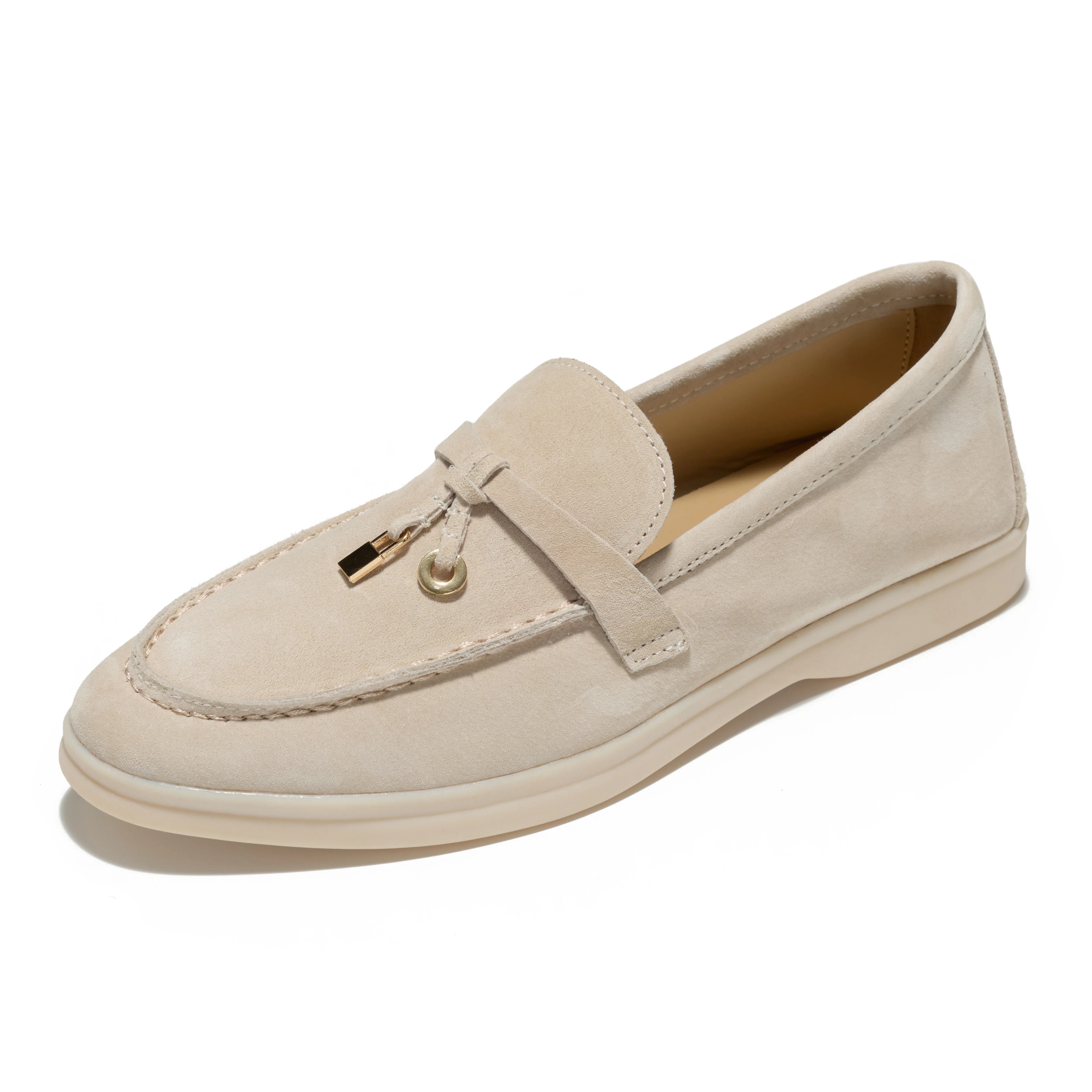 Project Cloud Women's | Moccasins Penny Loafers for Women | Genuine Leather | Memory Foam | Lightweight | Non-Slip - Iris - Image 7