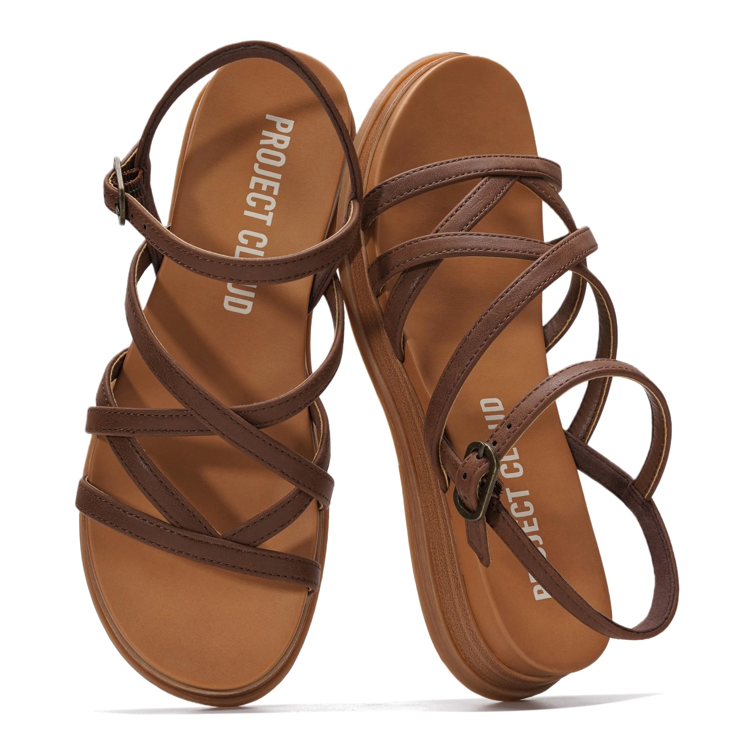Project Cloud Women's | Platform Sandals Women | Plush and Soft Insole | Lightweight | Non-Slip - Nice - Image 11