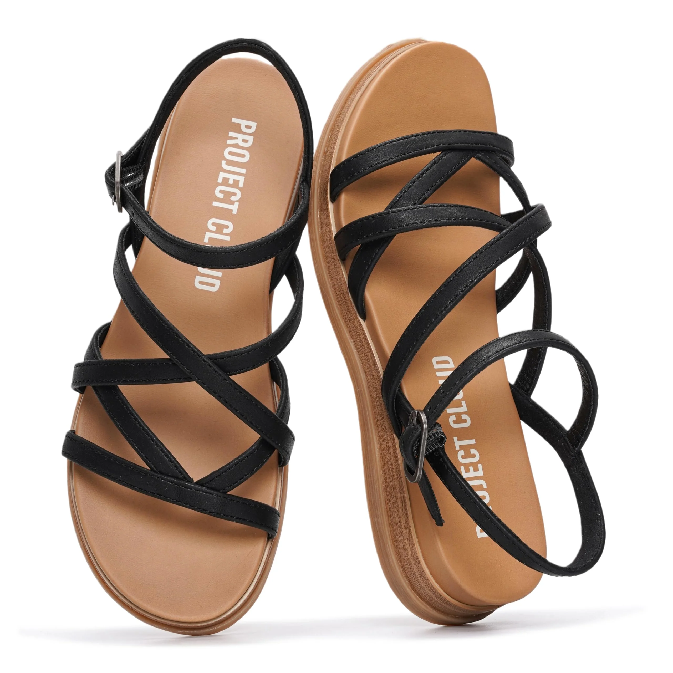 Project Cloud Women's | Platform Sandals Women | Plush and Soft Insole | Lightweight | Non-Slip - Nice - Image 6