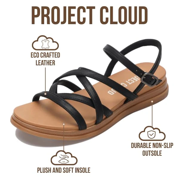 Project Cloud Women's | Platform Sandals Women | Plush and Soft Insole | Lightweight | Non-Slip - Nice - Image 8