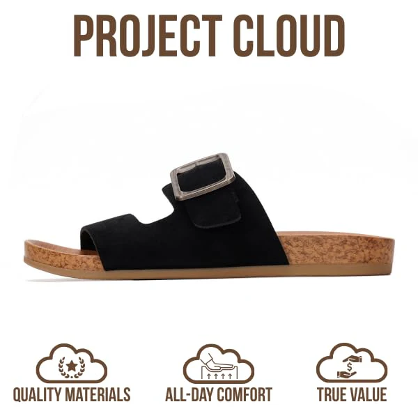 Project Cloud Women's | Platform Sandals Women | Plush and Soft Insole | Lightweight | Non-Slip - Balanced - Image 20