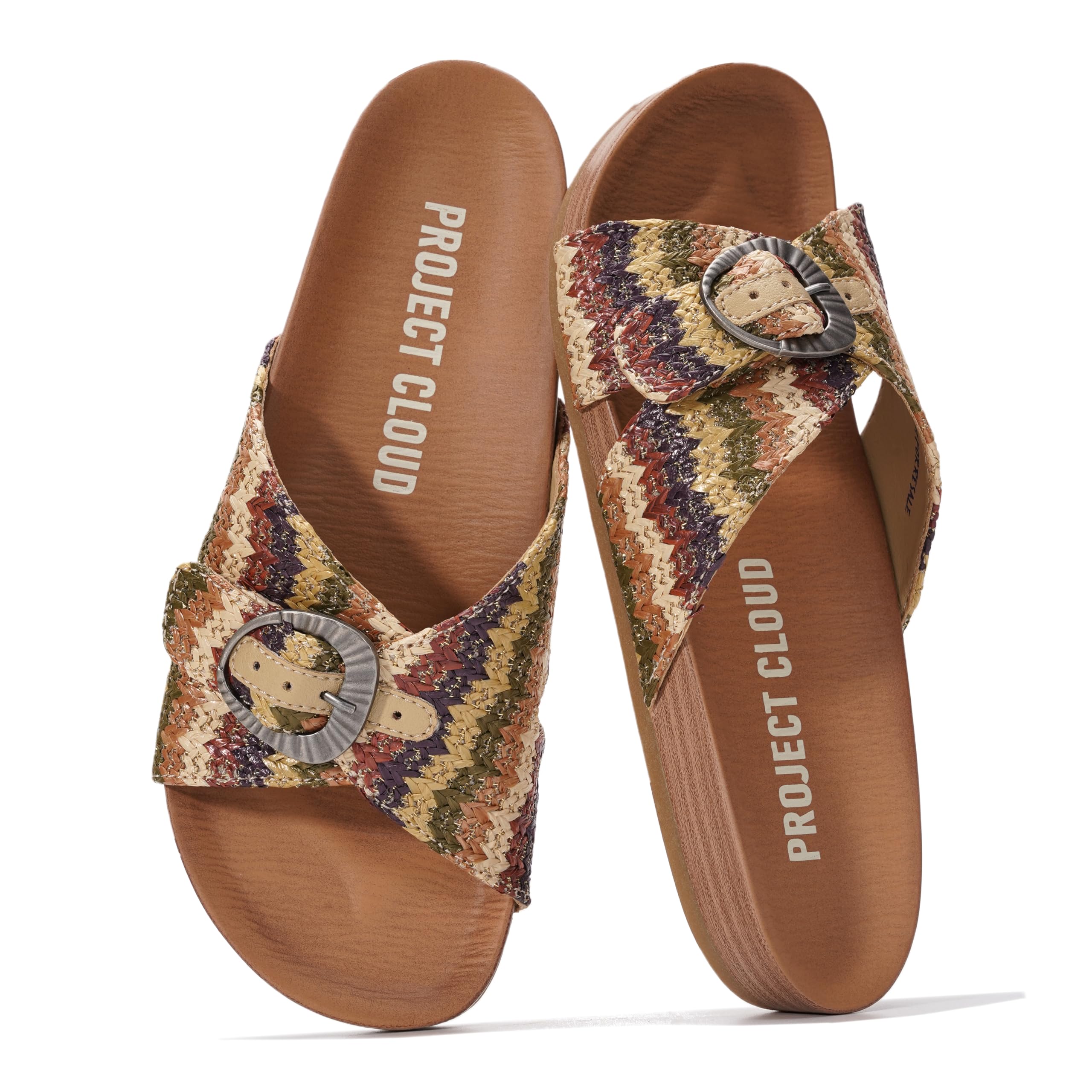 Project Cloud Women's | Platform Sandals Women | Plush and Soft Insole | Lightweight | Non-Slip - Beaming - Image 16
