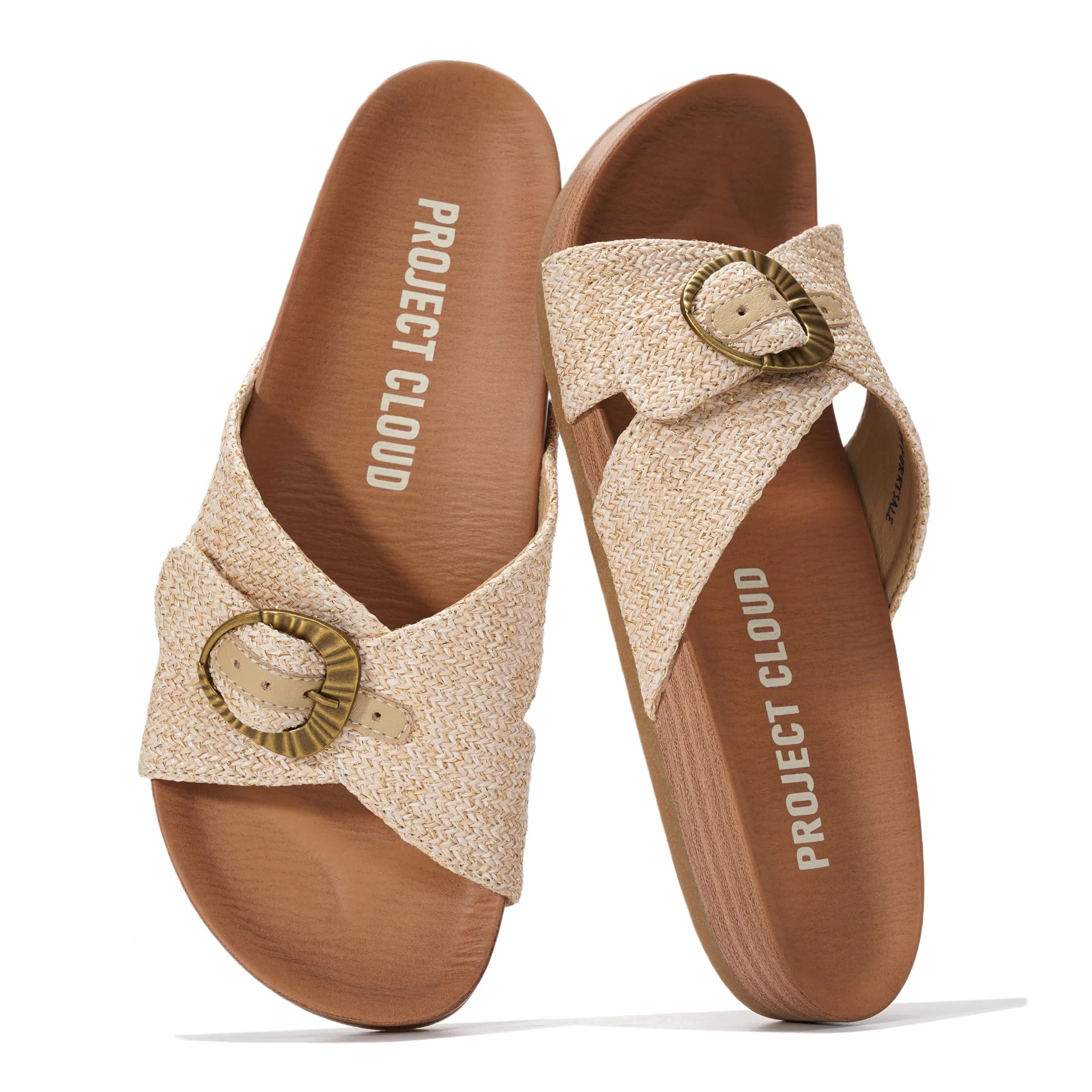 Project Cloud Women's | Platform Sandals Women | Plush and Soft Insole | Lightweight | Non-Slip - Beaming - Image 21