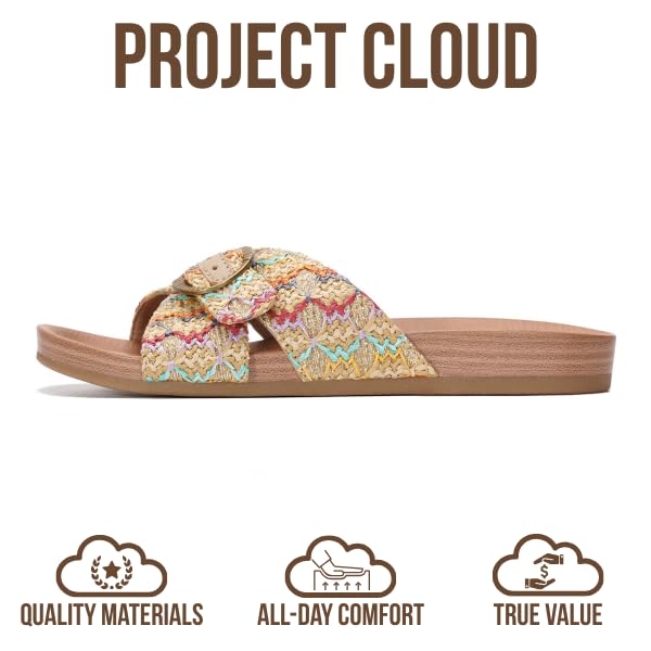 Project Cloud Women's | Platform Sandals Women | Plush and Soft Insole | Lightweight | Non-Slip - Beaming - Image 4