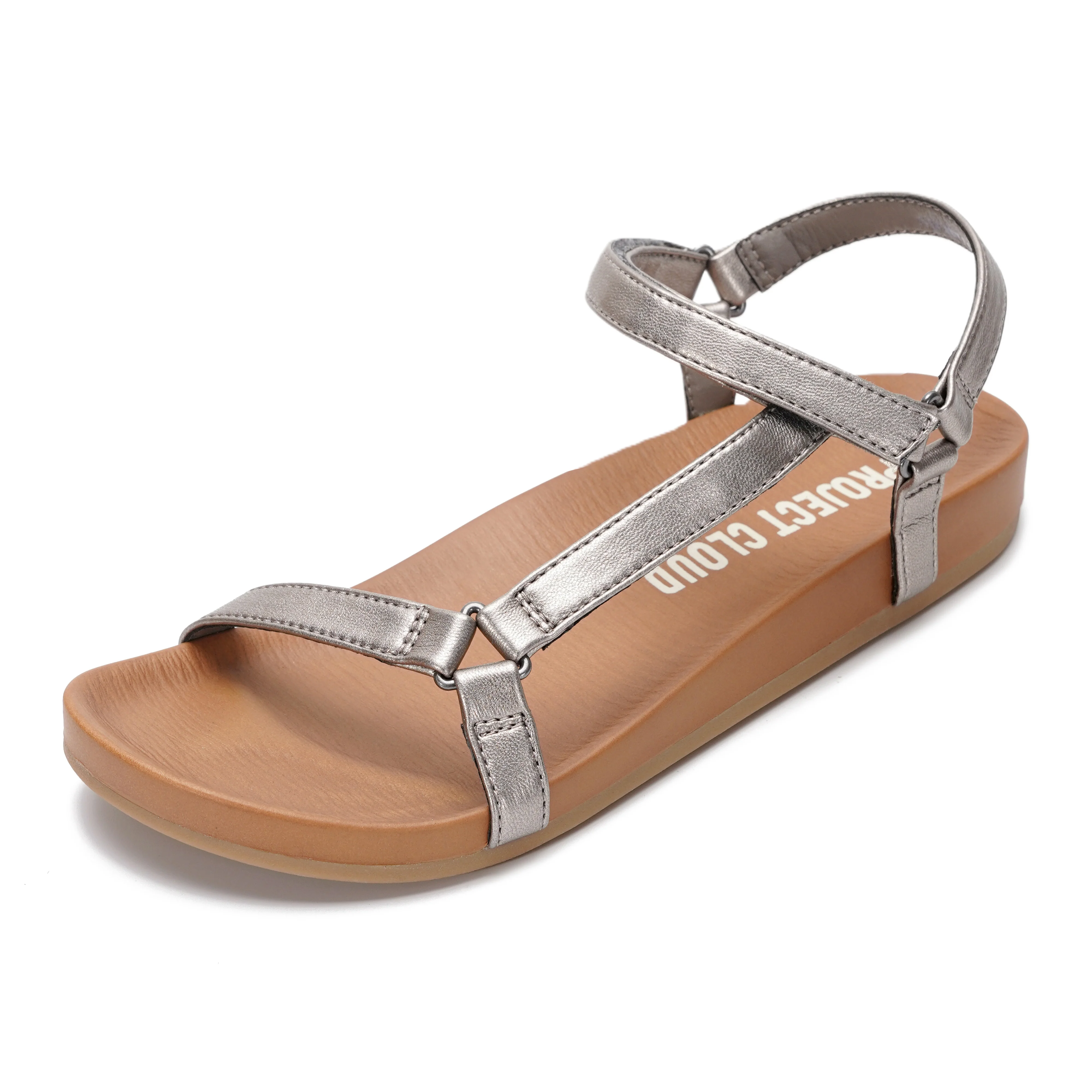Project Cloud Women's | Platform Sandals Women | Plush and Soft Insole | Lightweight | Non-Slip - Brandy - Image 13