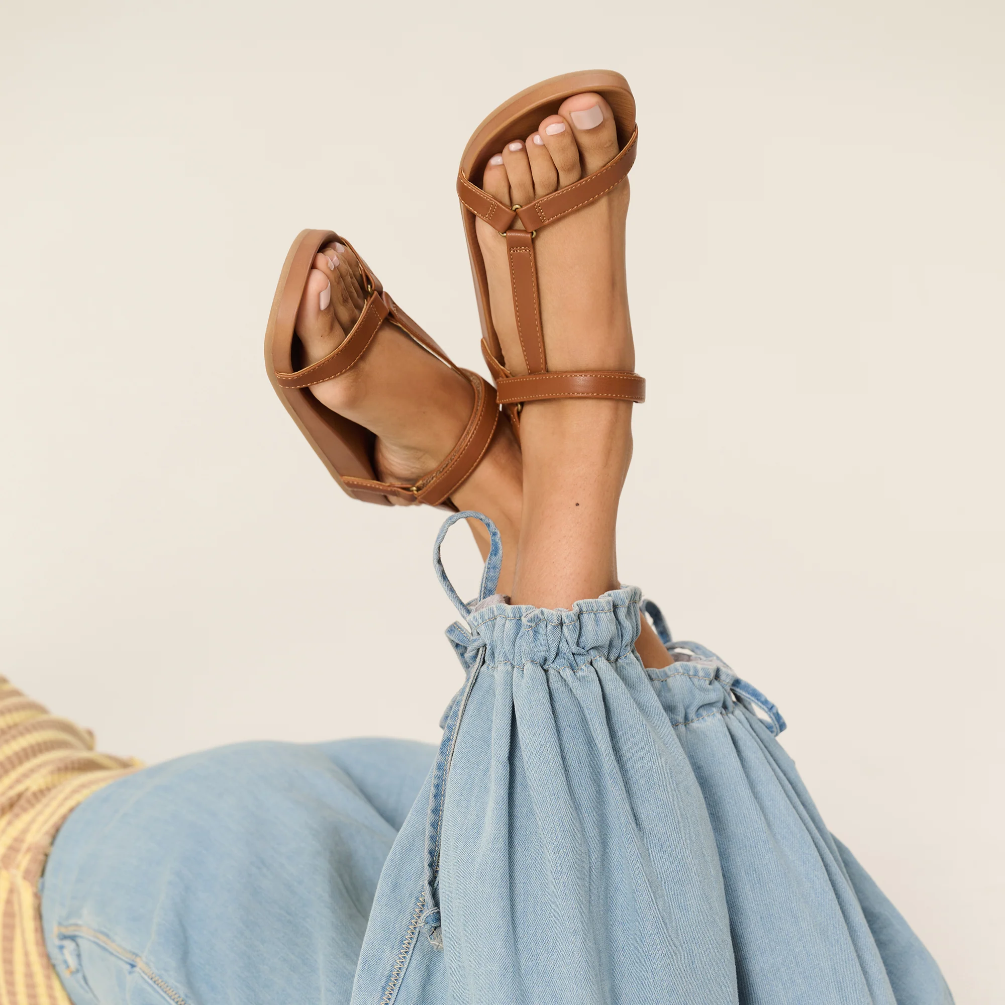 Project Cloud Women's | Platform Sandals Women | Plush and Soft Insole | Lightweight | Non-Slip - Brandy - Image 22