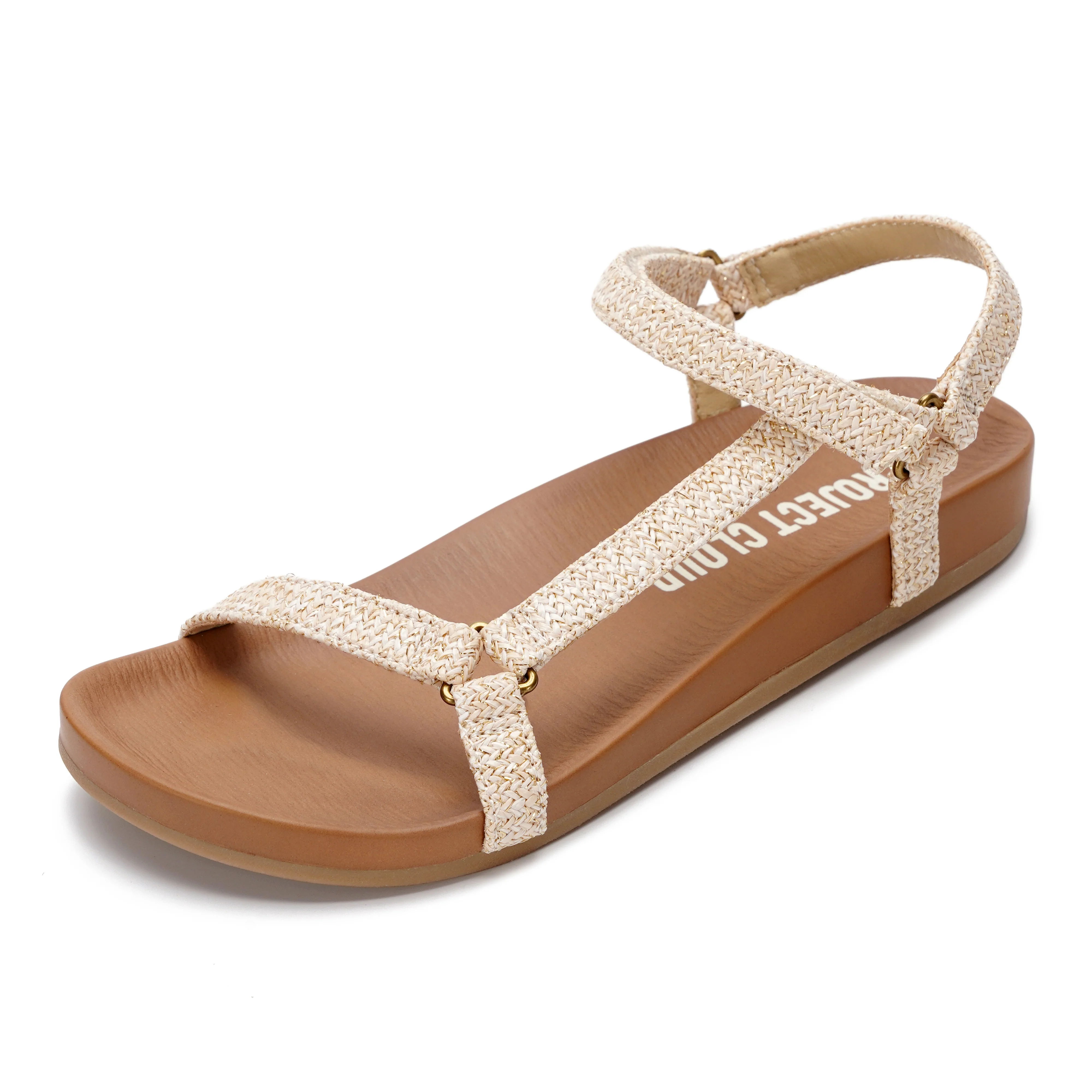 Project Cloud Women's | Platform Sandals Women | Plush and Soft Insole | Lightweight | Non-Slip - Brandy - Image 3