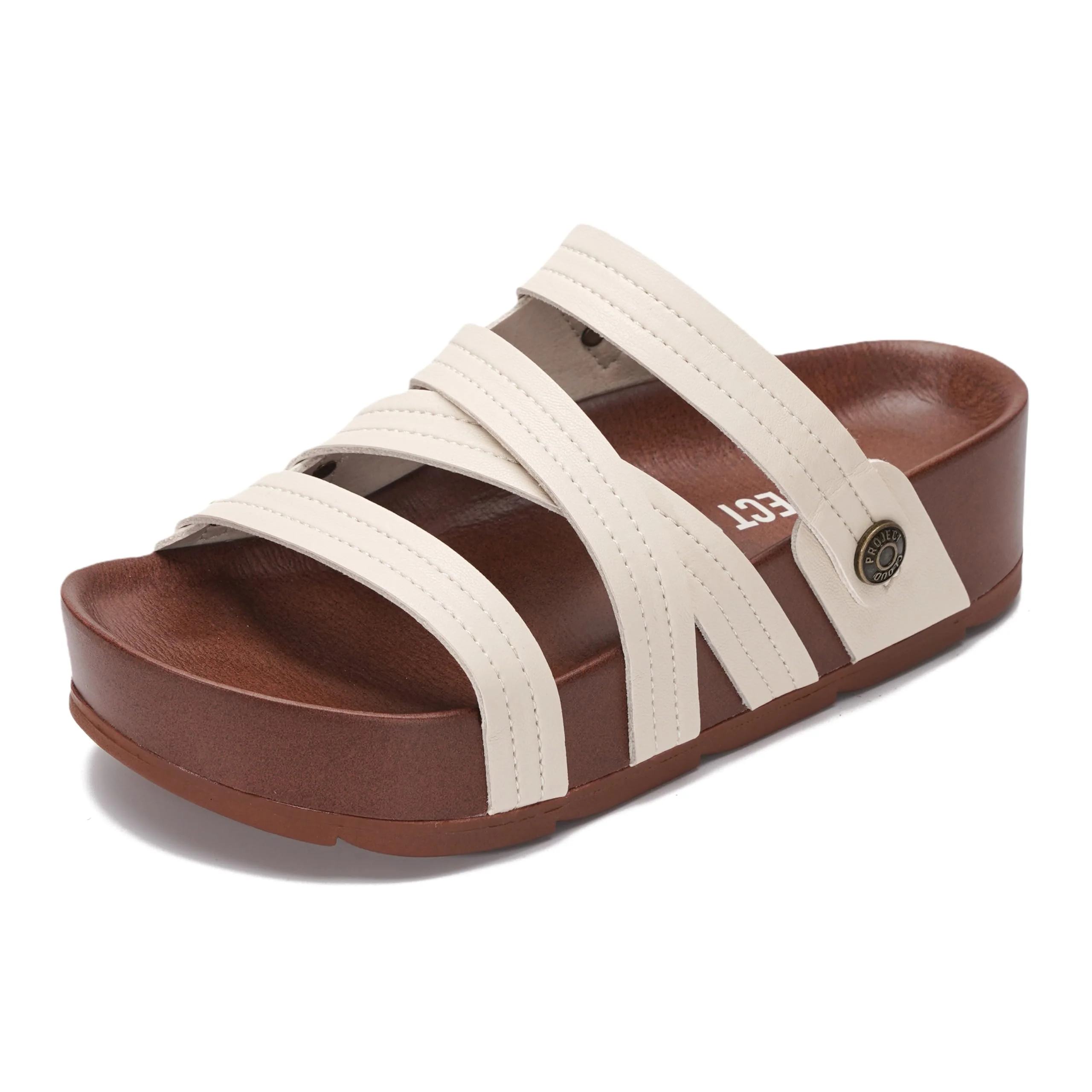 Project Cloud Women's | Wedge Platform Sandals | Comfortable Soft Insole | Lightweight | Non-Slip - Pasadena - Image 7