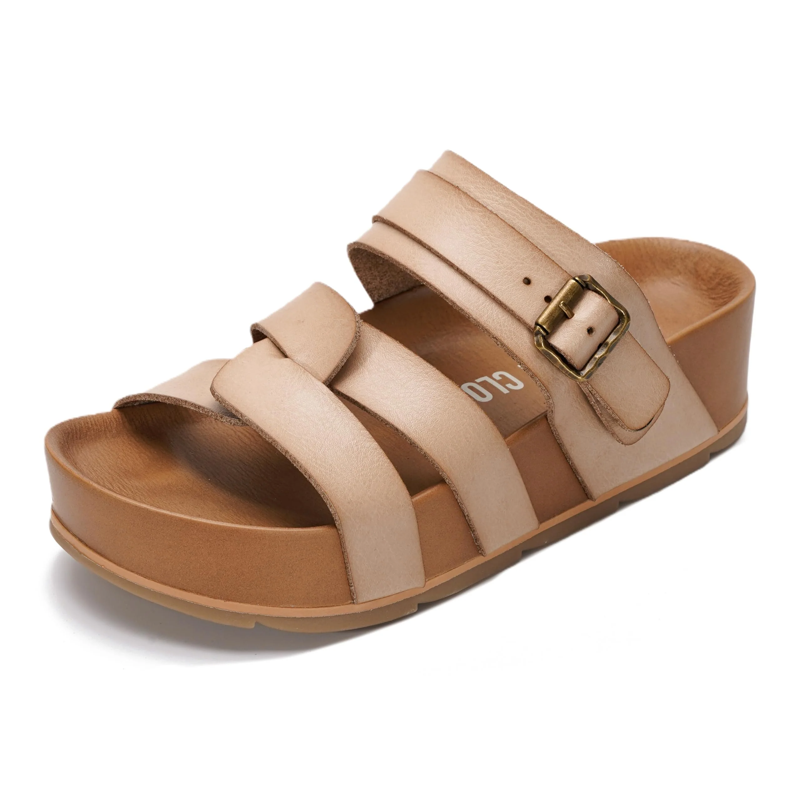Project Cloud Women's | Eco-Leather Platform Sandals | Lightweight | Non-Slip - Proud - Image 19