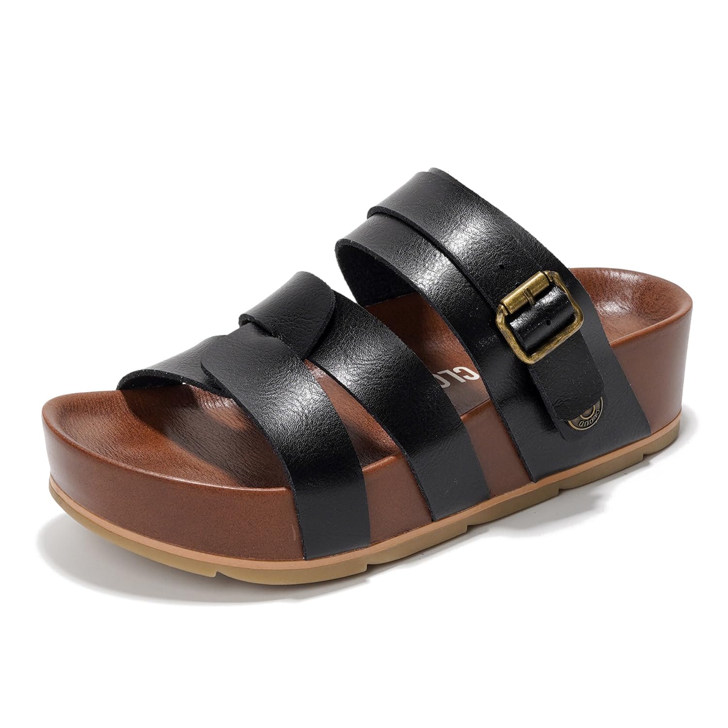 Project Cloud Women's | Eco-Leather Platform Sandals | Lightweight | Non-Slip - Proud - Image 29