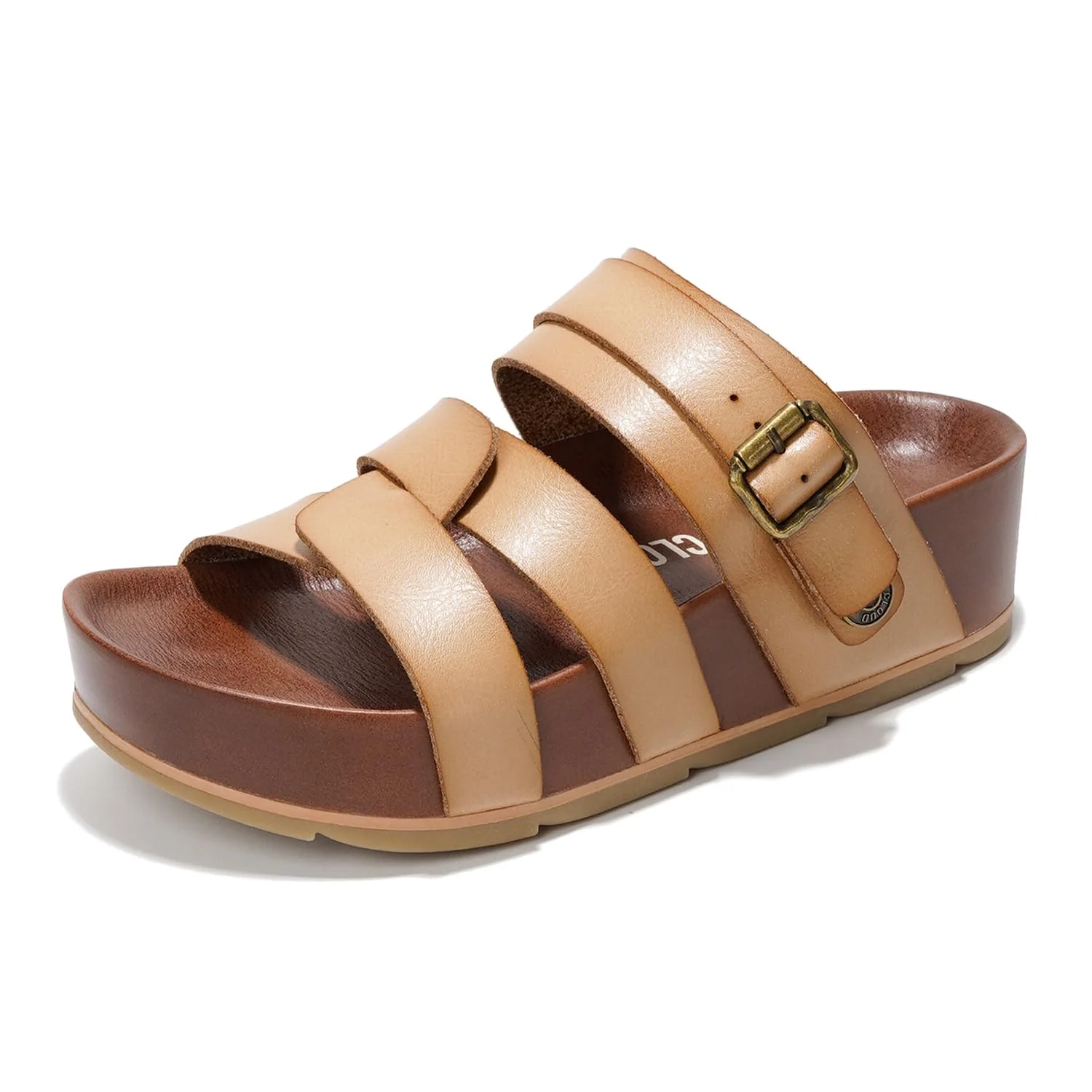Project Cloud Women's | Eco-Leather Platform Sandals | Lightweight | Non-Slip - Proud - Image 35