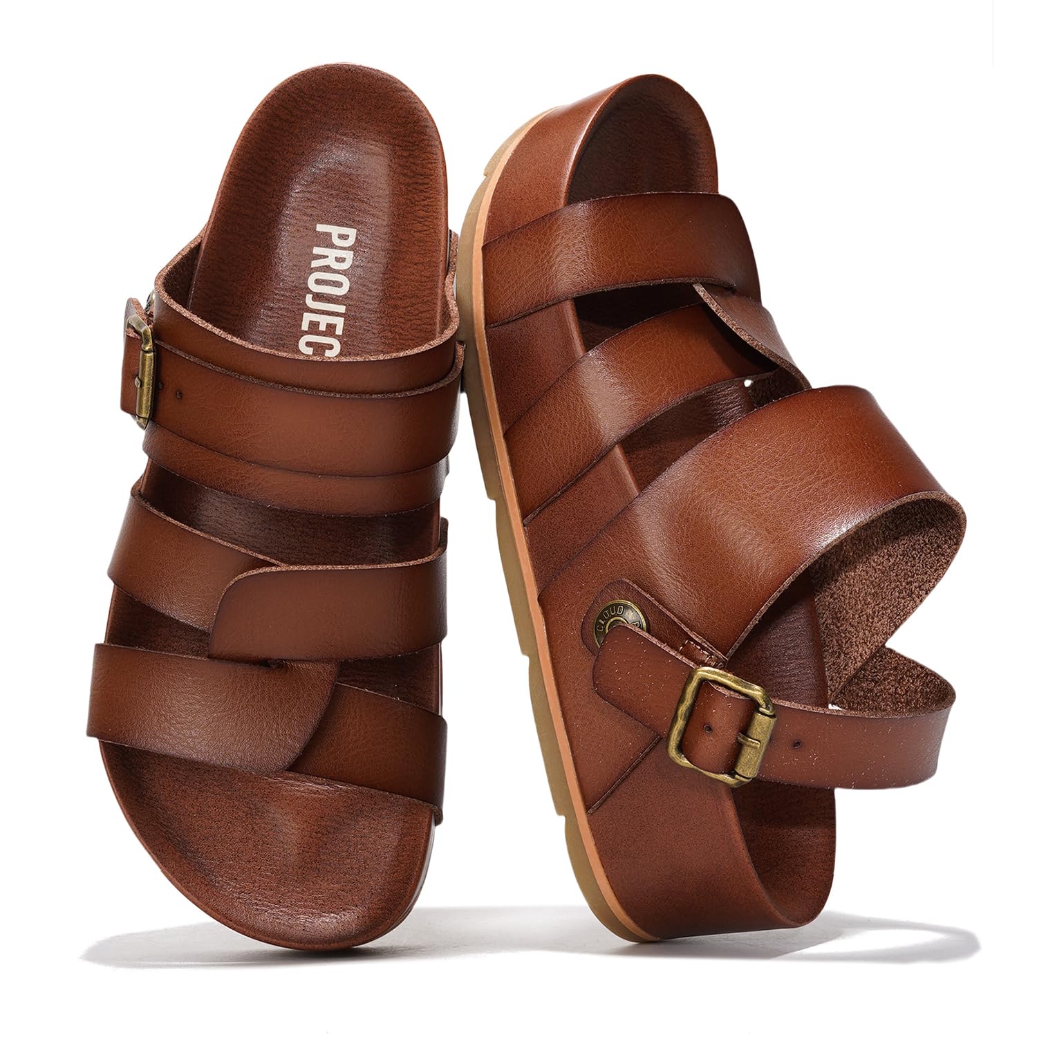 Project Cloud Women's | Eco-Leather Platform Sandals | Lightweight | Non-Slip - Proud - Image 7