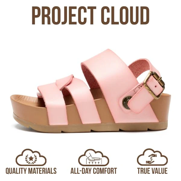 Project Cloud Kids Sandals | Eco-Crafted Leather Heels Beach Sandals | Lightweight | Non-Slip - Proud Kids - Image 16
