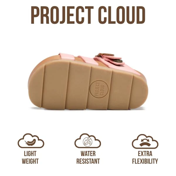 Project Cloud Kids Sandals | Eco-Crafted Leather Heels Beach Sandals | Lightweight | Non-Slip - Proud Kids - Image 17