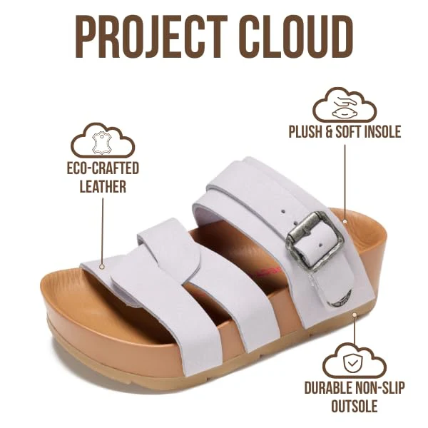 Project Cloud Kids Sandals | Eco-Crafted Leather Heels Beach Sandals | Lightweight | Non-Slip - Proud Kids - Image 20