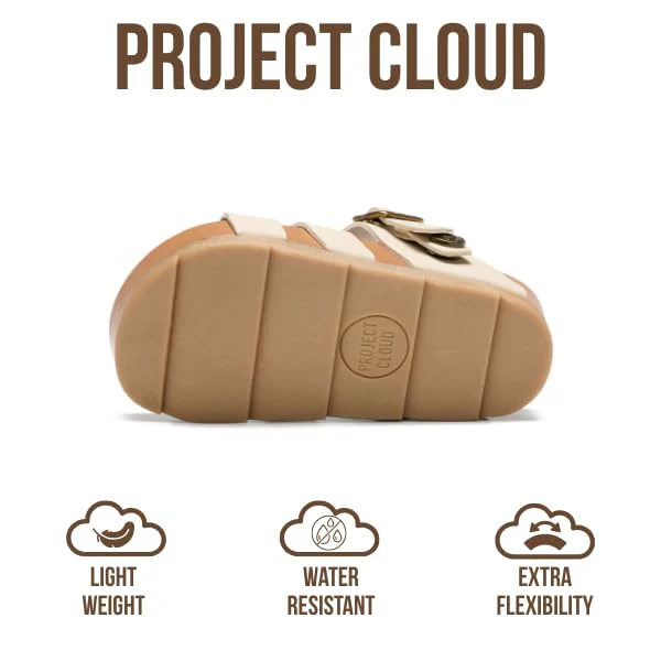 Project Cloud Kids Sandals | Eco-Crafted Leather Heels Beach Sandals | Lightweight | Non-Slip - Proud Kids - Image 5
