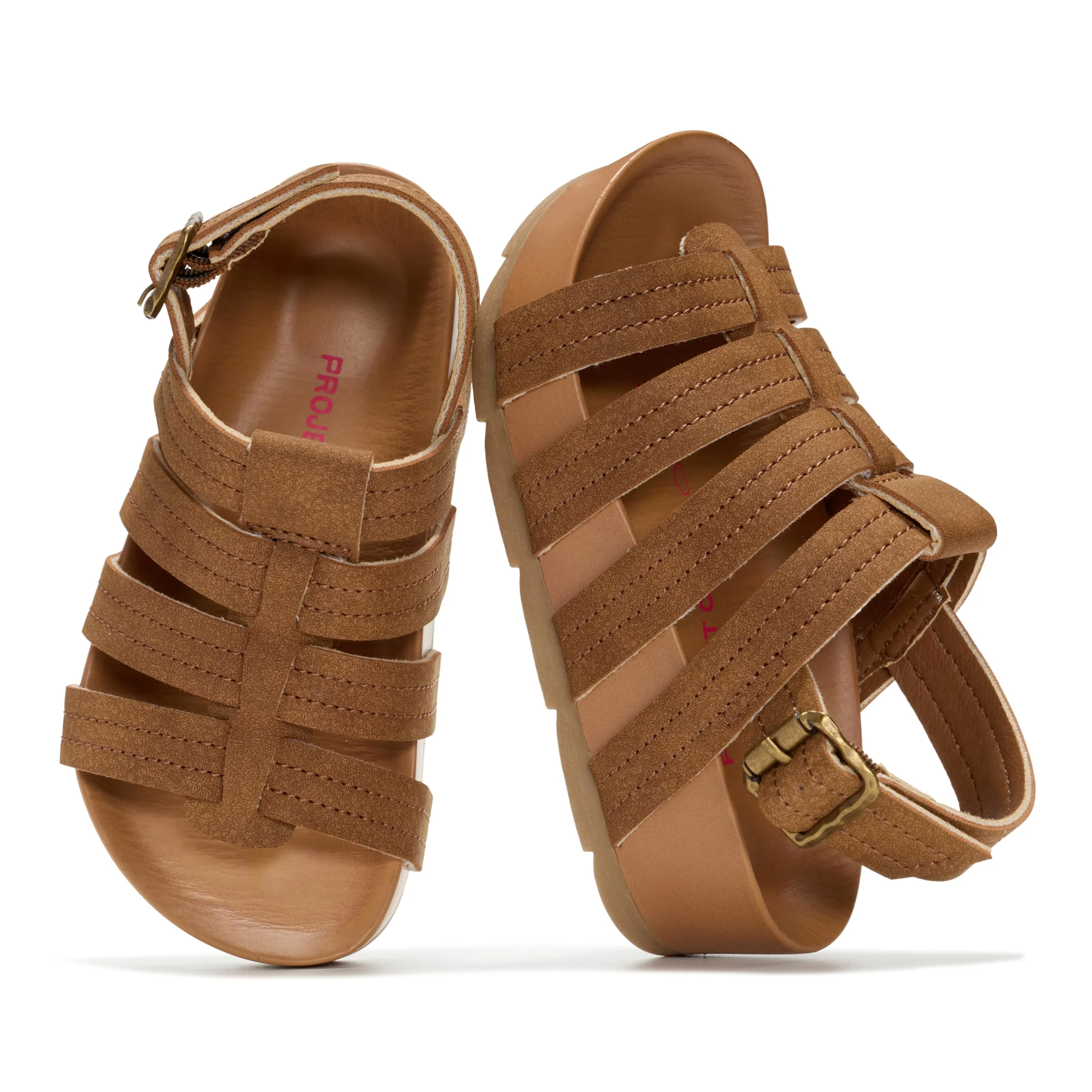 Project Cloud Kids | Strappy Summer Dressy-Casual Wedge | Hook-&-Loop | Lightweight | Non-Slip - Puffer Kids - Image 12
