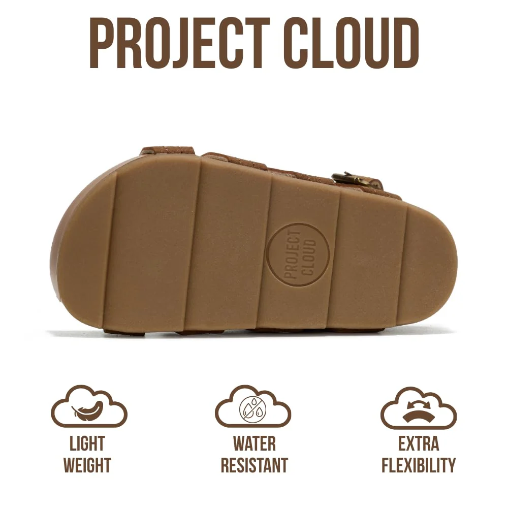 Project Cloud Kids | Strappy Summer Dressy-Casual Wedge | Hook-&-Loop | Lightweight | Non-Slip - Puffer Kids - Image 16