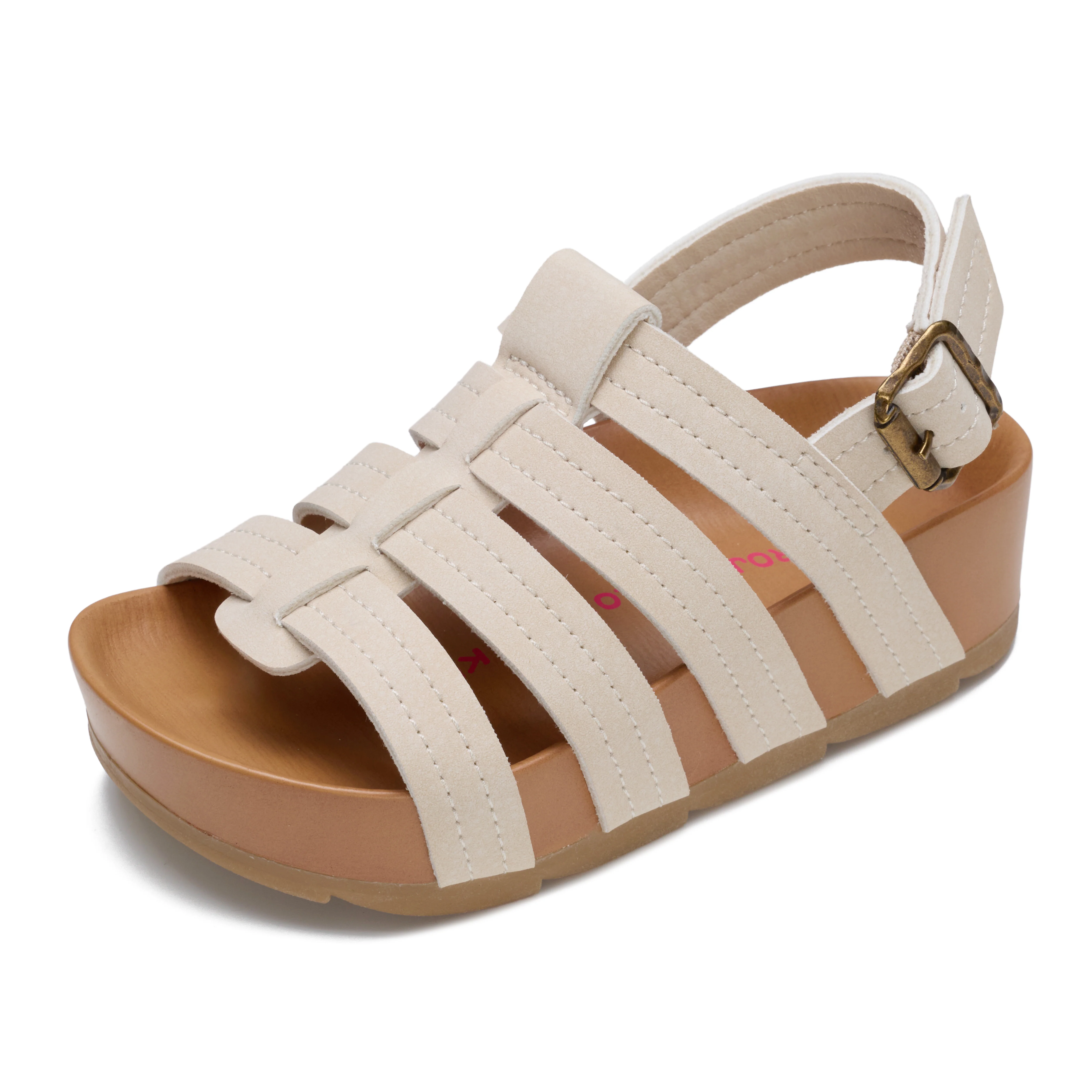 Project Cloud Kids | Strappy Summer Dressy-Casual Wedge | Hook-&-Loop | Lightweight | Non-Slip - Puffer Kids - Image 18
