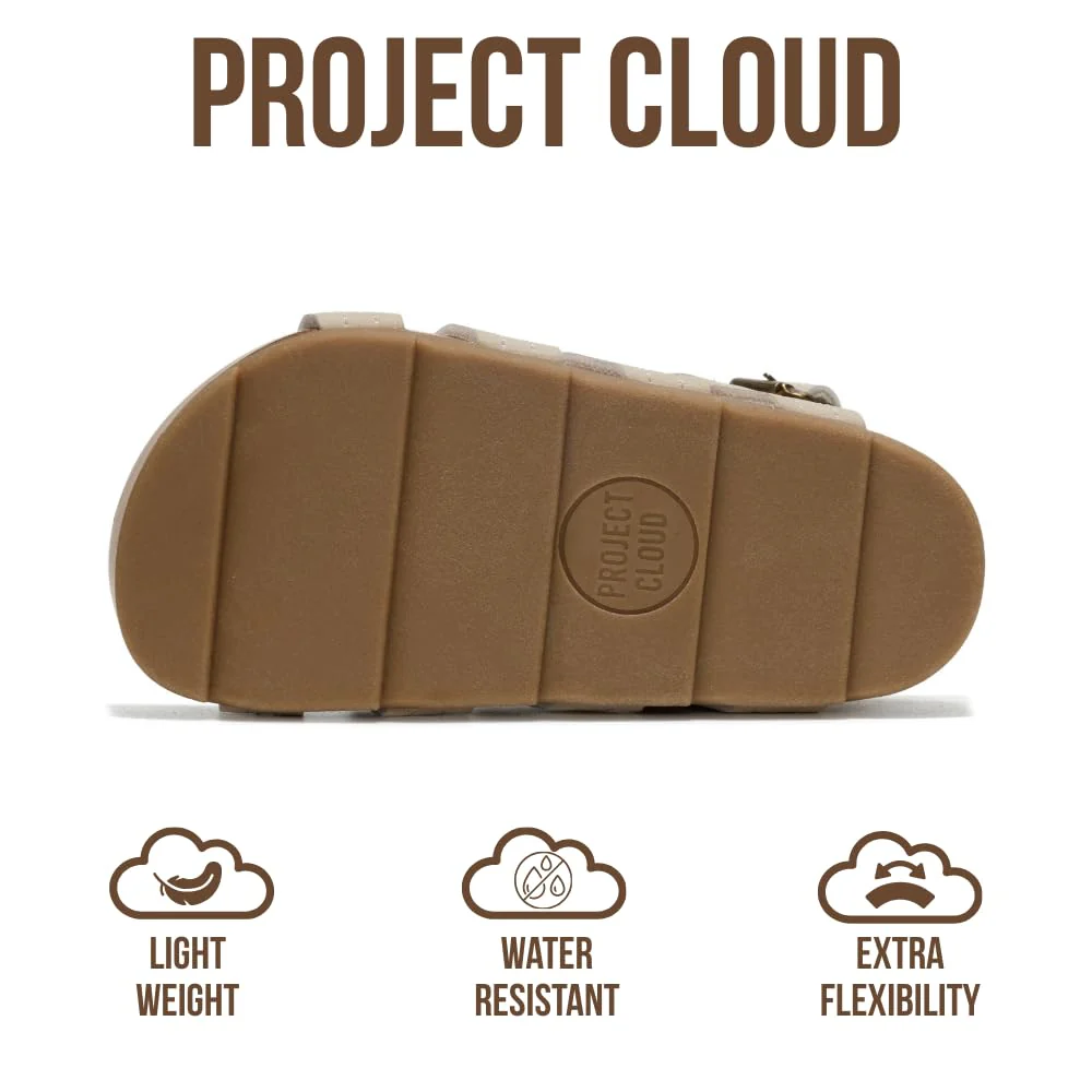 Project Cloud Kids | Strappy Summer Dressy-Casual Wedge | Hook-&-Loop | Lightweight | Non-Slip - Puffer Kids - Image 21