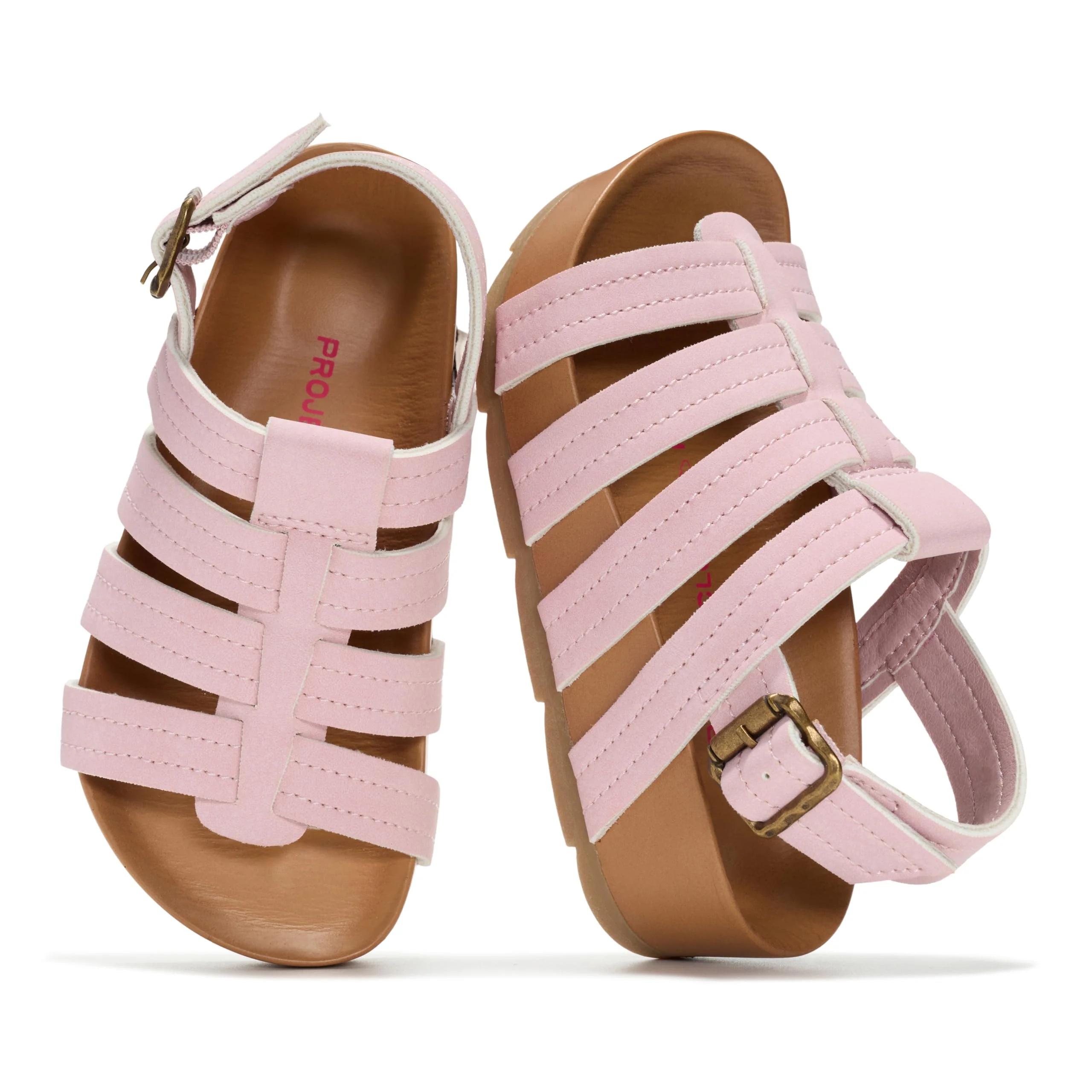 Project Cloud Kids | Strappy Summer Dressy-Casual Wedge | Hook-&-Loop | Lightweight | Non-Slip - Puffer Kids - Image 6
